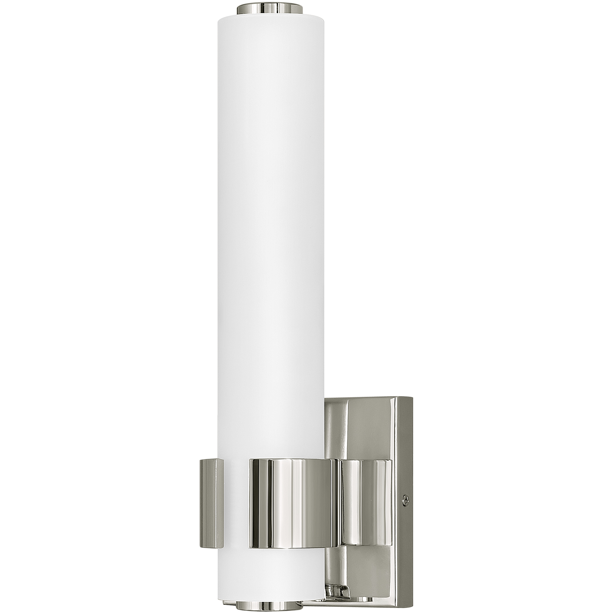 Aiden LED 5 inch Polished Nickel Bath Light Wall Light, Vertical