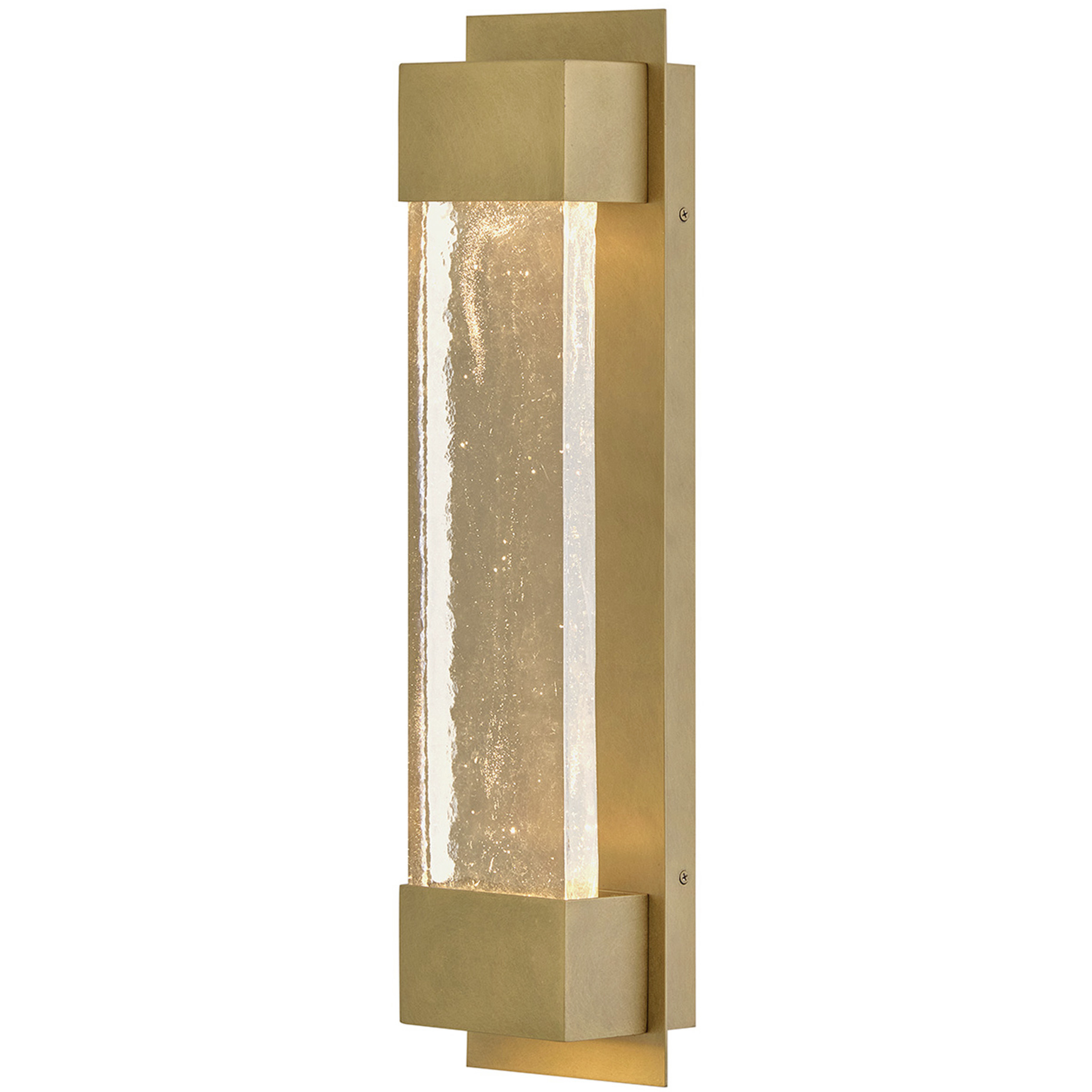 MOCO Rune LED 24 inch Heritage Brass Outdoor Wall Mount Lantern