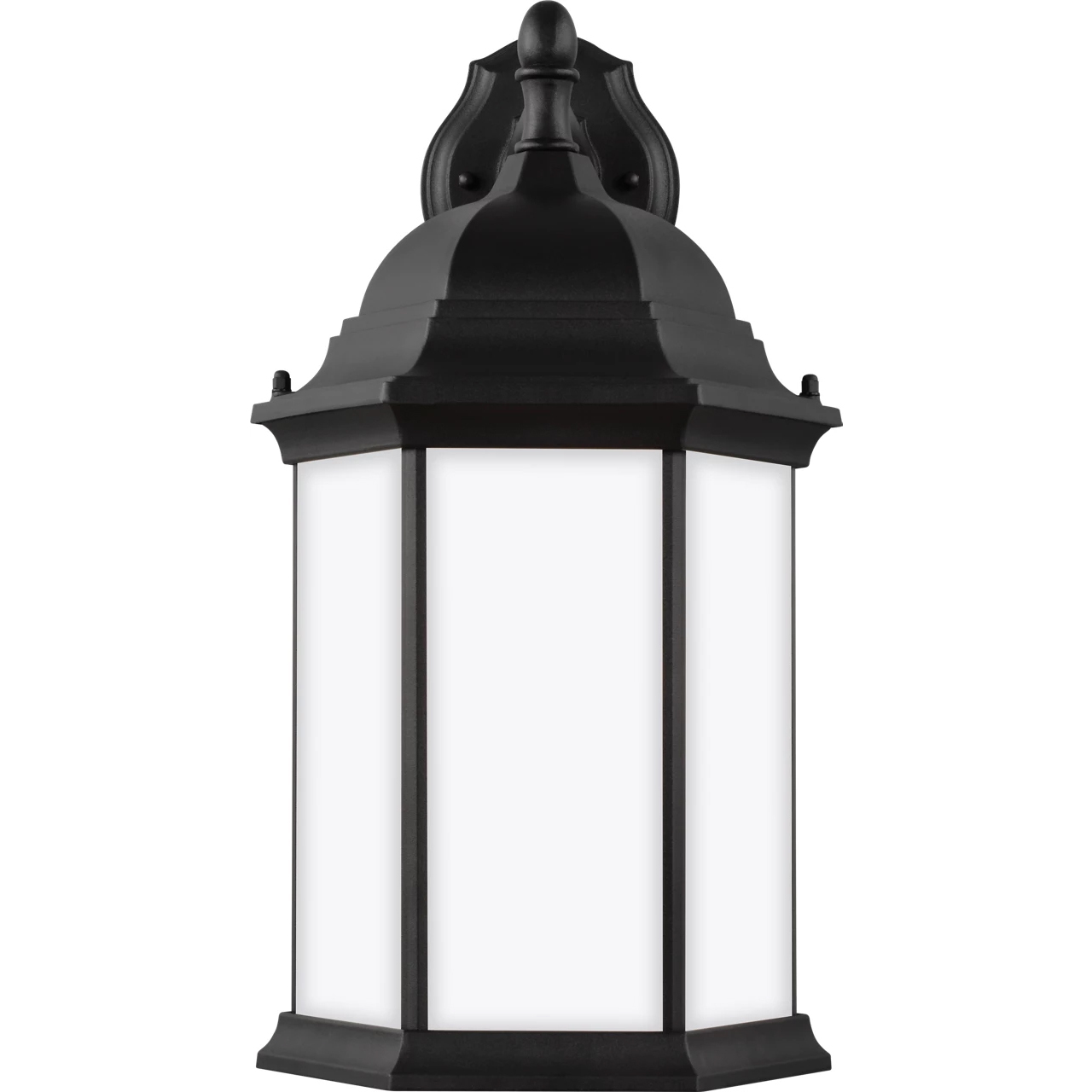 Sevier 1 Light 18.75 inch Black Outdoor Wall Lantern, Large
