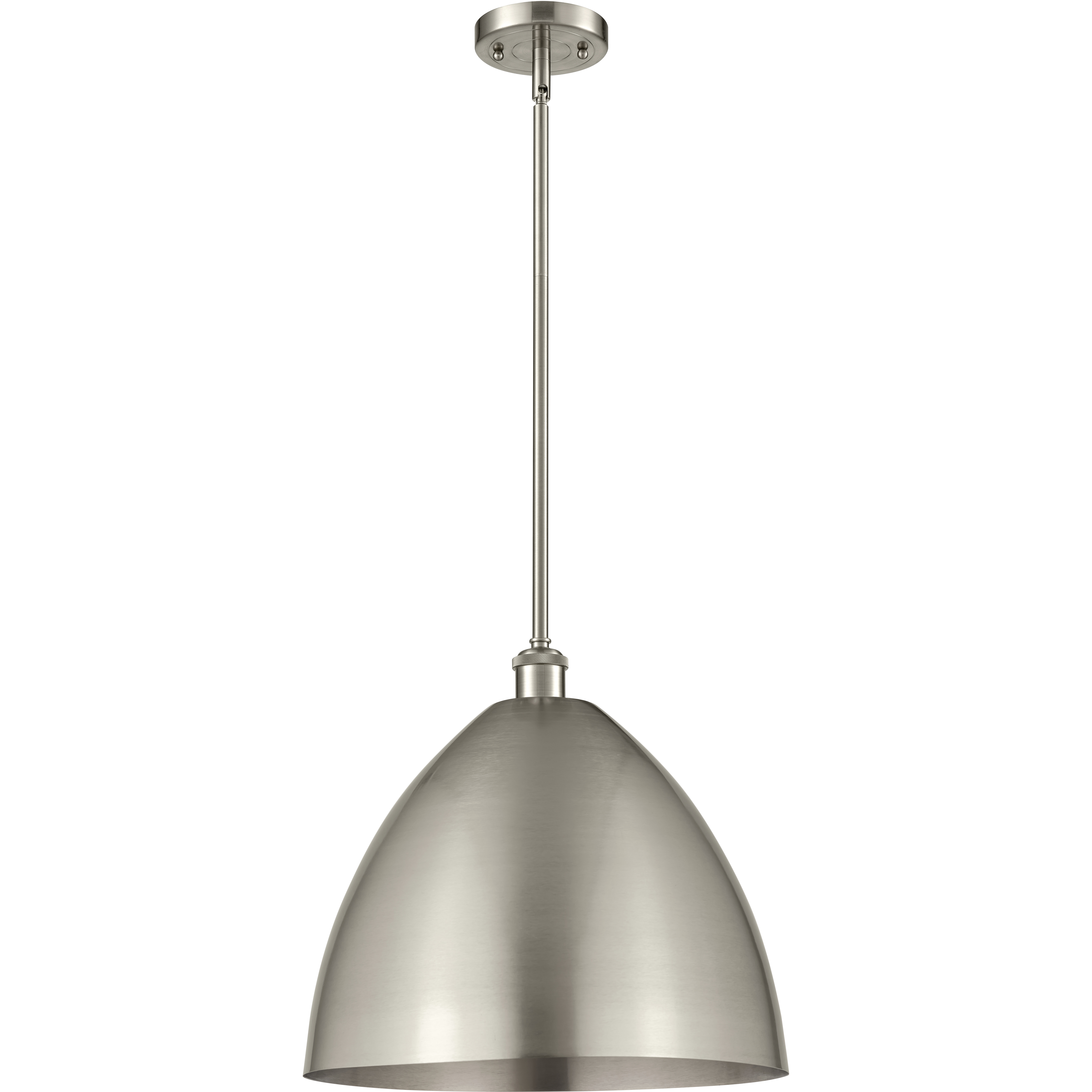 Ballston Dome 1 Light 16 inch Brushed Satin Nickel Pendant Ceiling Light