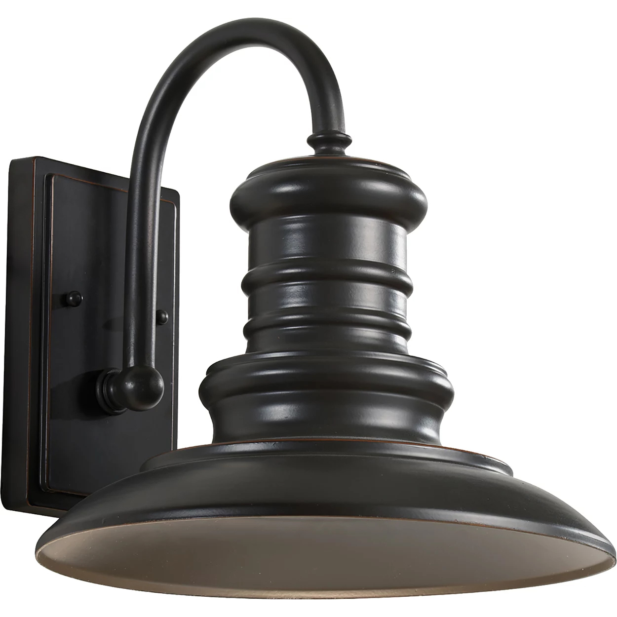 Redding Station 1 Light 12.5 inch Restoration Bronze Outdoor Wall Lantern, Medium