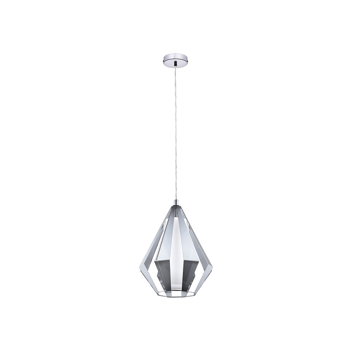 Taroca 1 Light 11.65 inch Chrome Pendant Ceiling Light