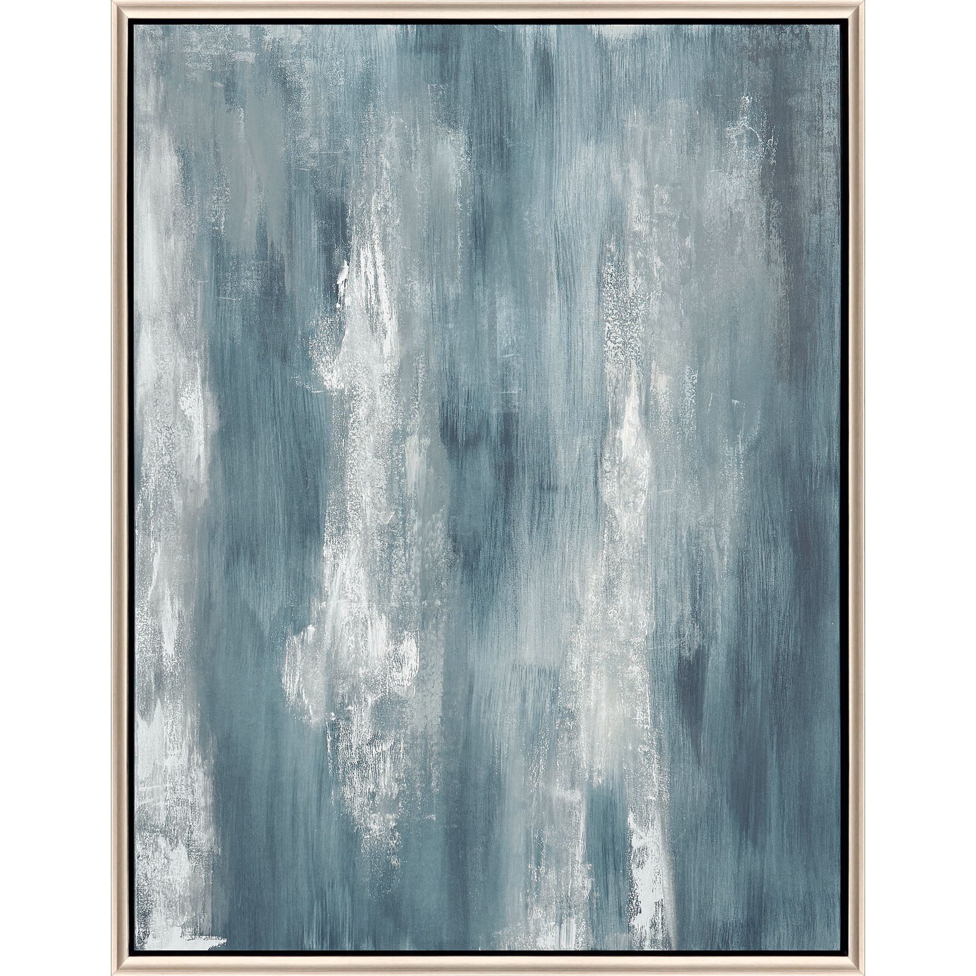 Blue Echo Blue and Turquoise Canvas, The Studio
