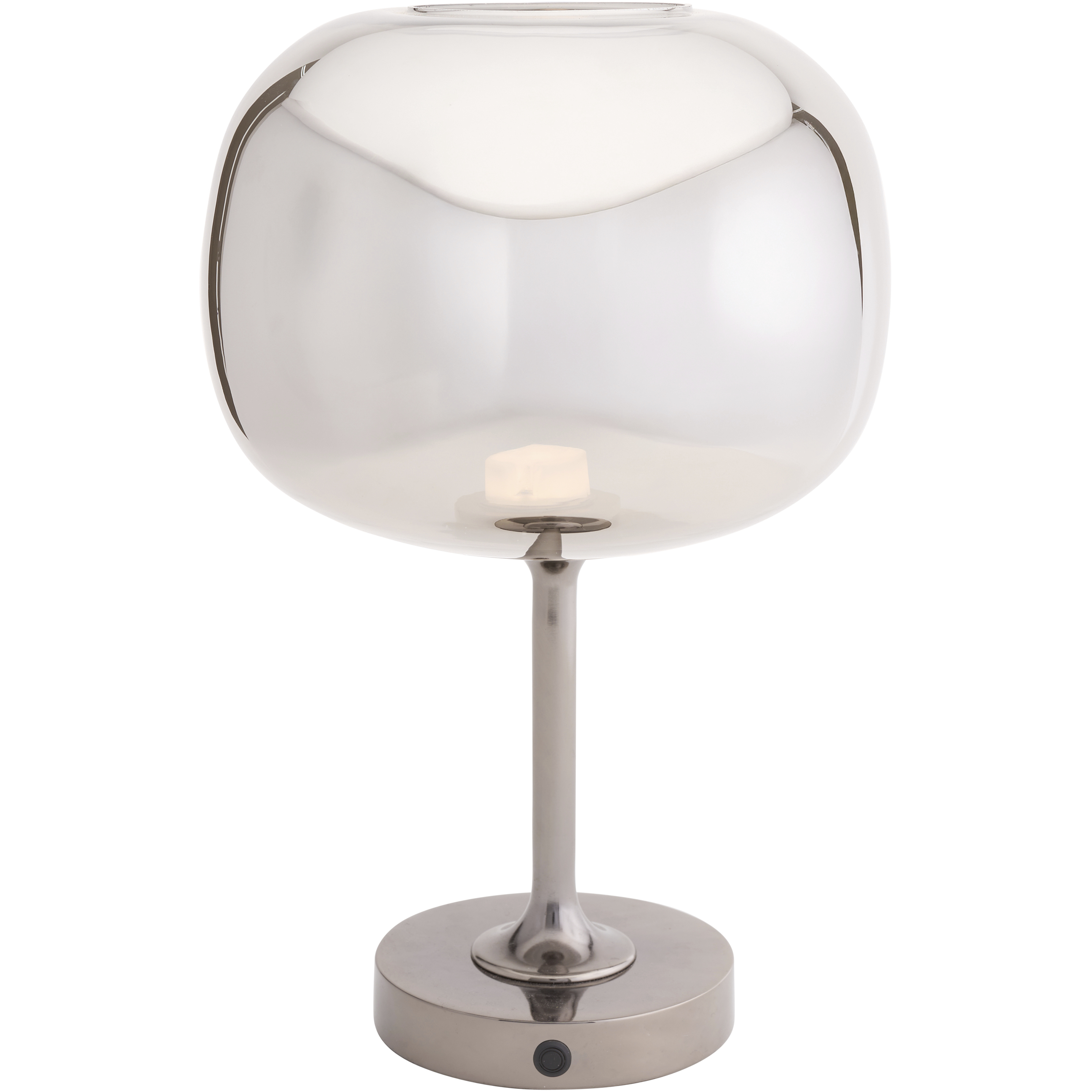 Sterling 9 inch Black Rechargeable Table Lamp Portable Light