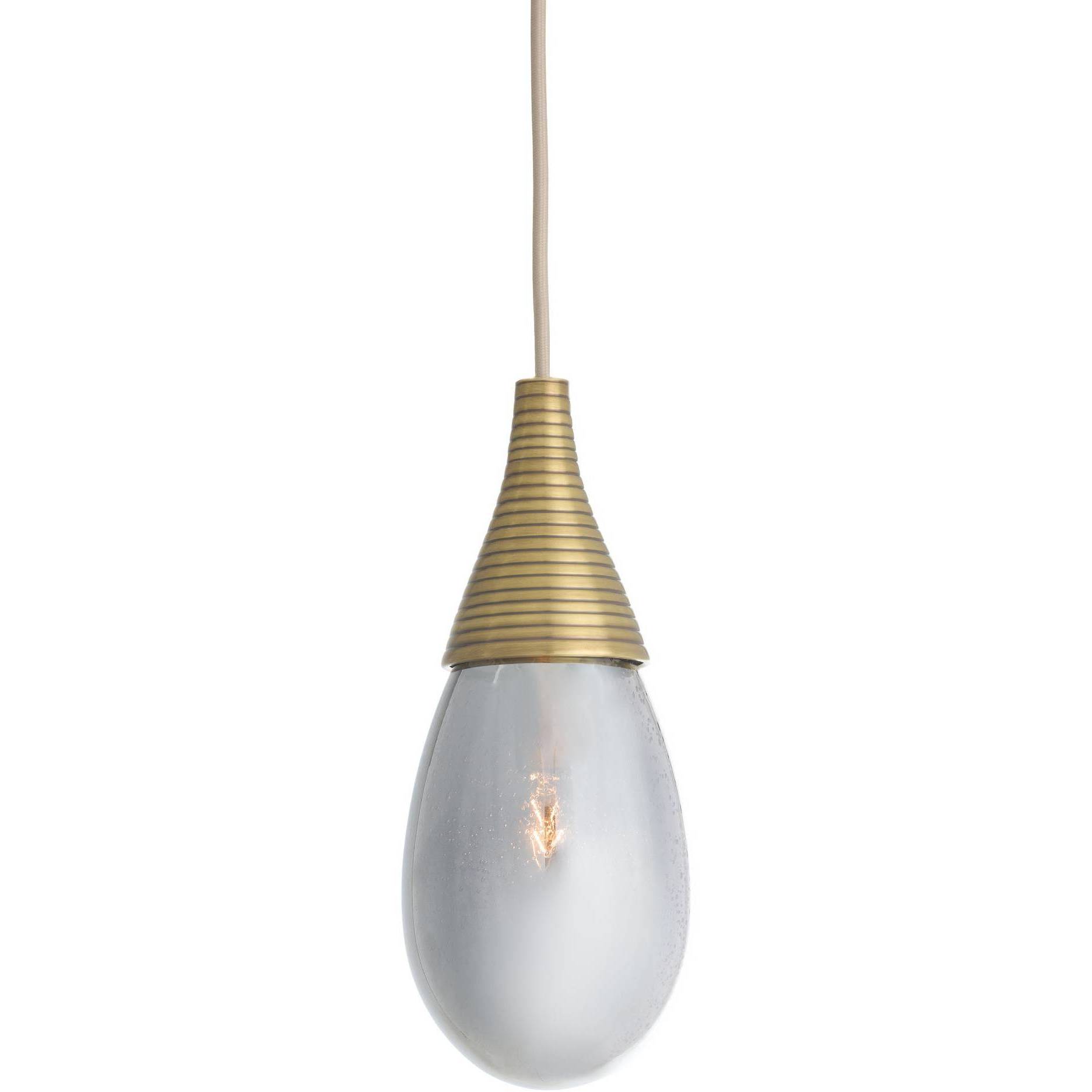 Giselle 1 Light 5 inch Antique Brass Pendant Ceiling Light