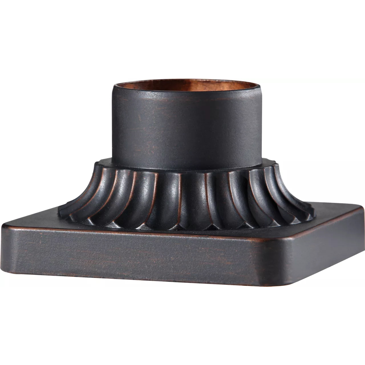 Outdoor Pier Mounts 5.75 inch Espresso Pier Mount Base