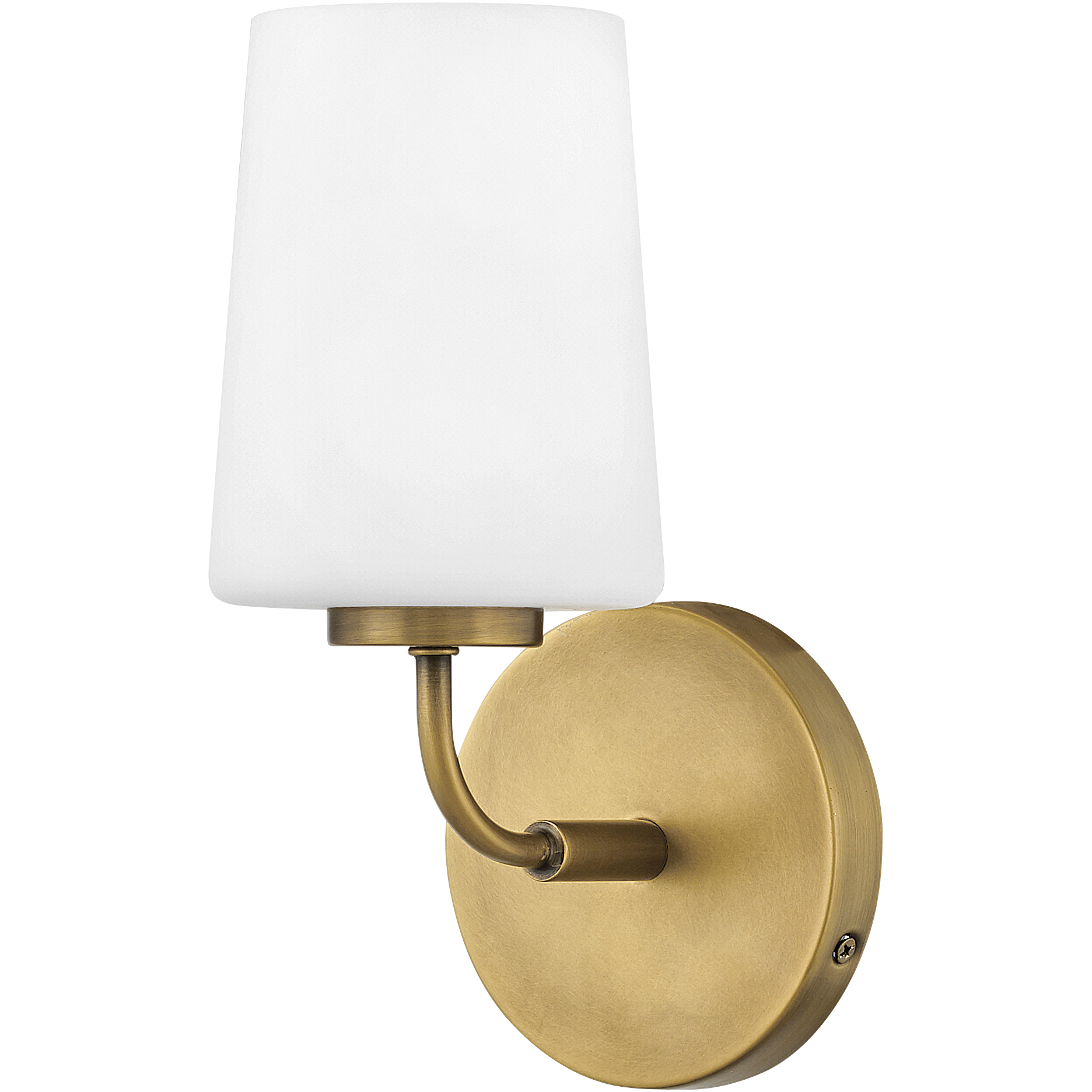 Kline LED 6.75 inch Heritage Brass Bath Light Wall Light