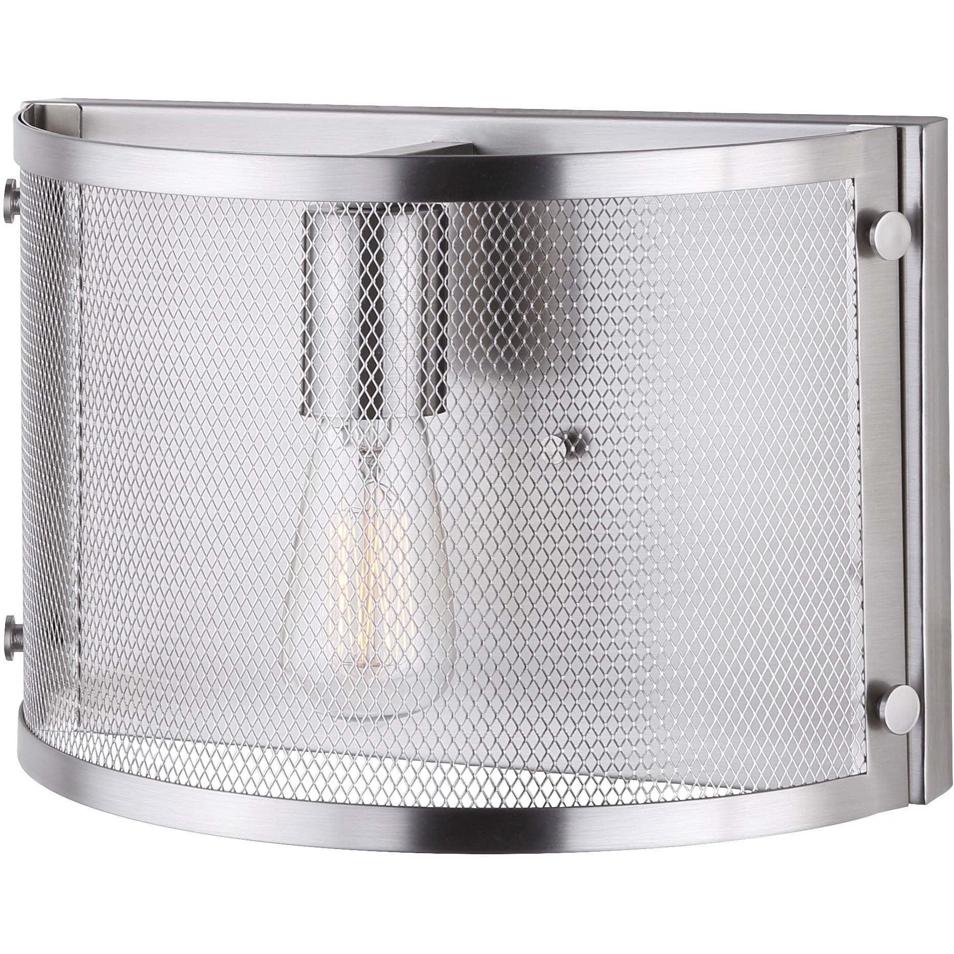 Madison 1 Light 11 inch Brushed Nickel Wall Wall Light