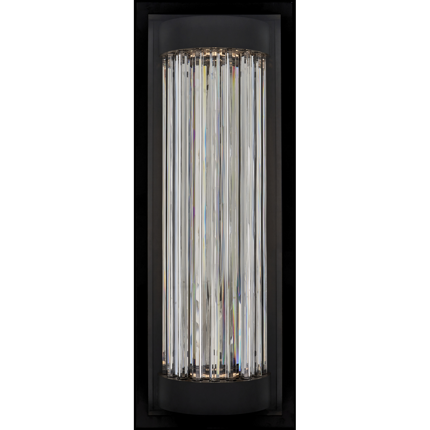 Cilindro Esterno 28 inch Matte Black Outdoor Wall Sconce