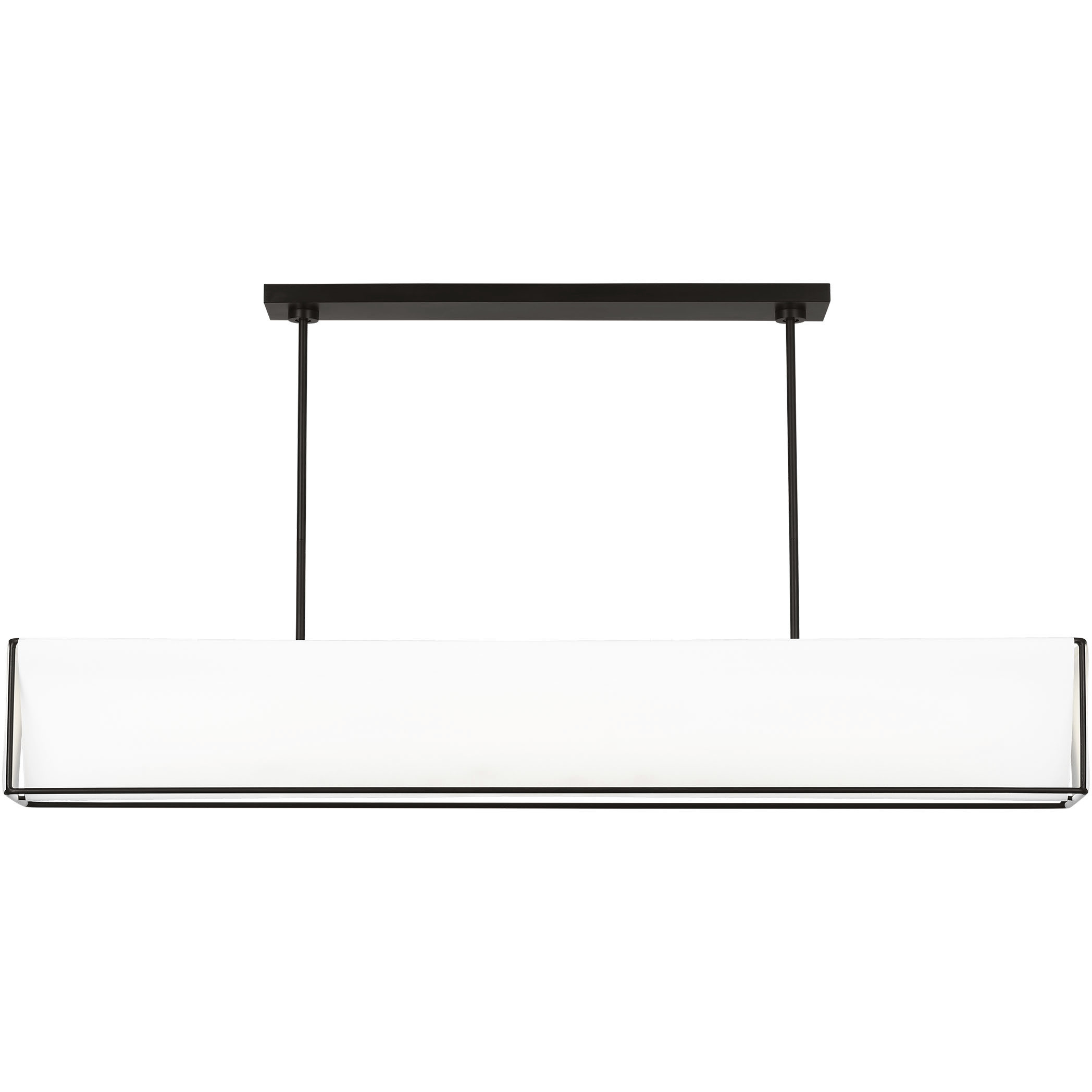 Kelly by Kelly Wearstler Velero LED 56 inch Aged Iron Linear Chandelier Ceiling Light