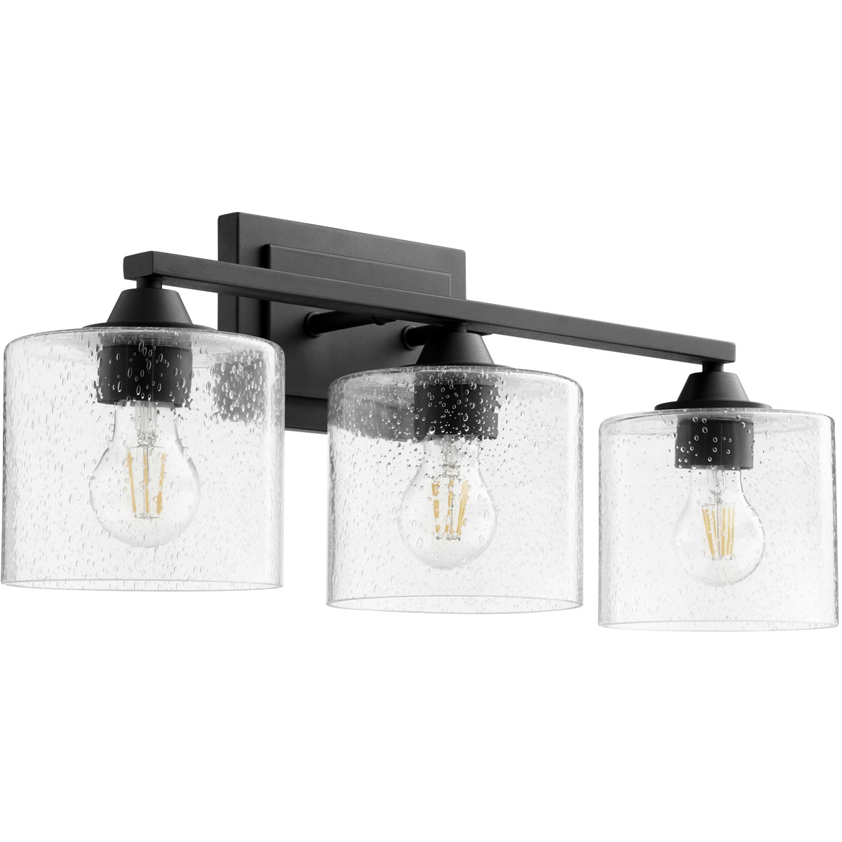 Dakota 3 Light 24 inch Noir Vanity Light Wall Light