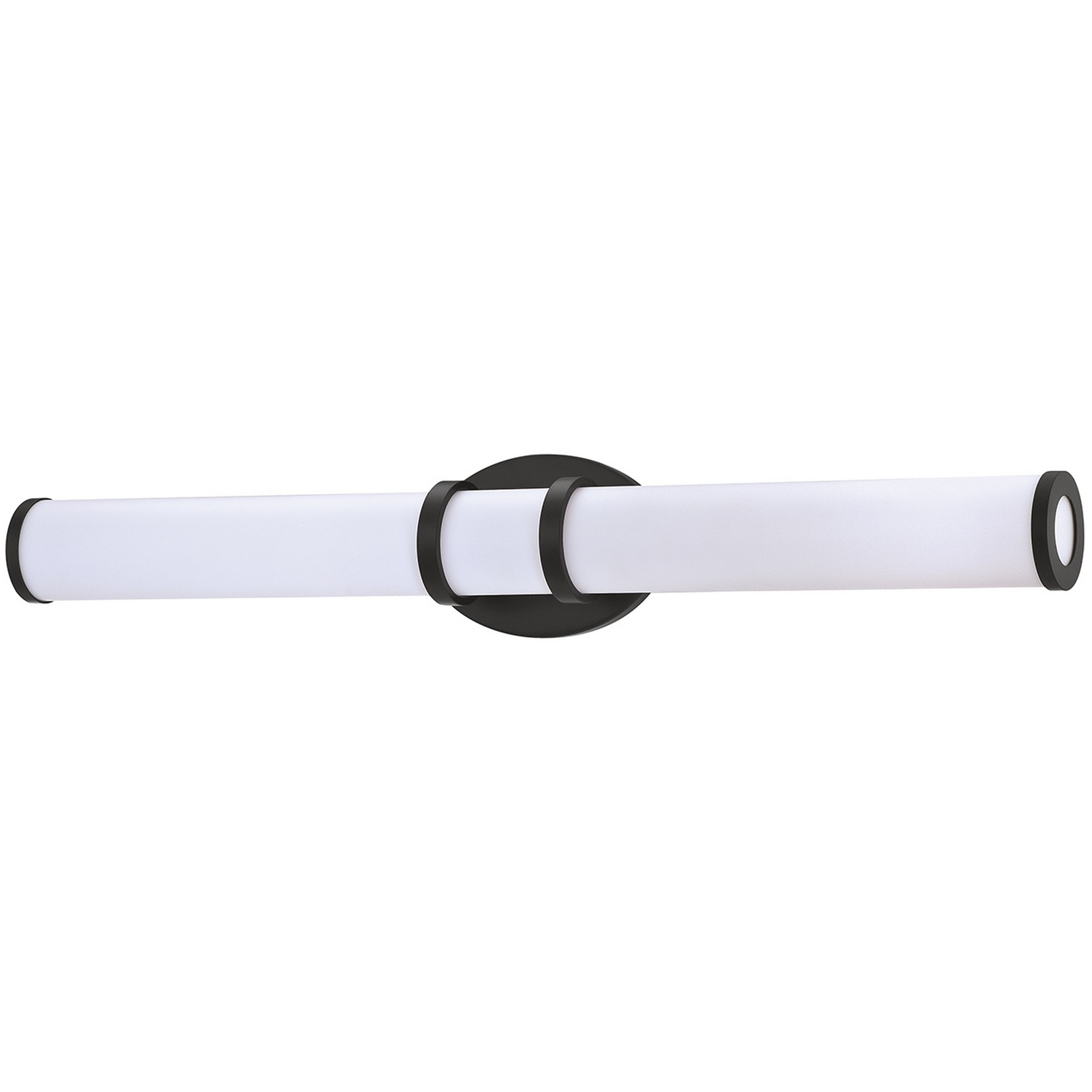 Rings 29.75 inch Black Vanity Light Wall Light