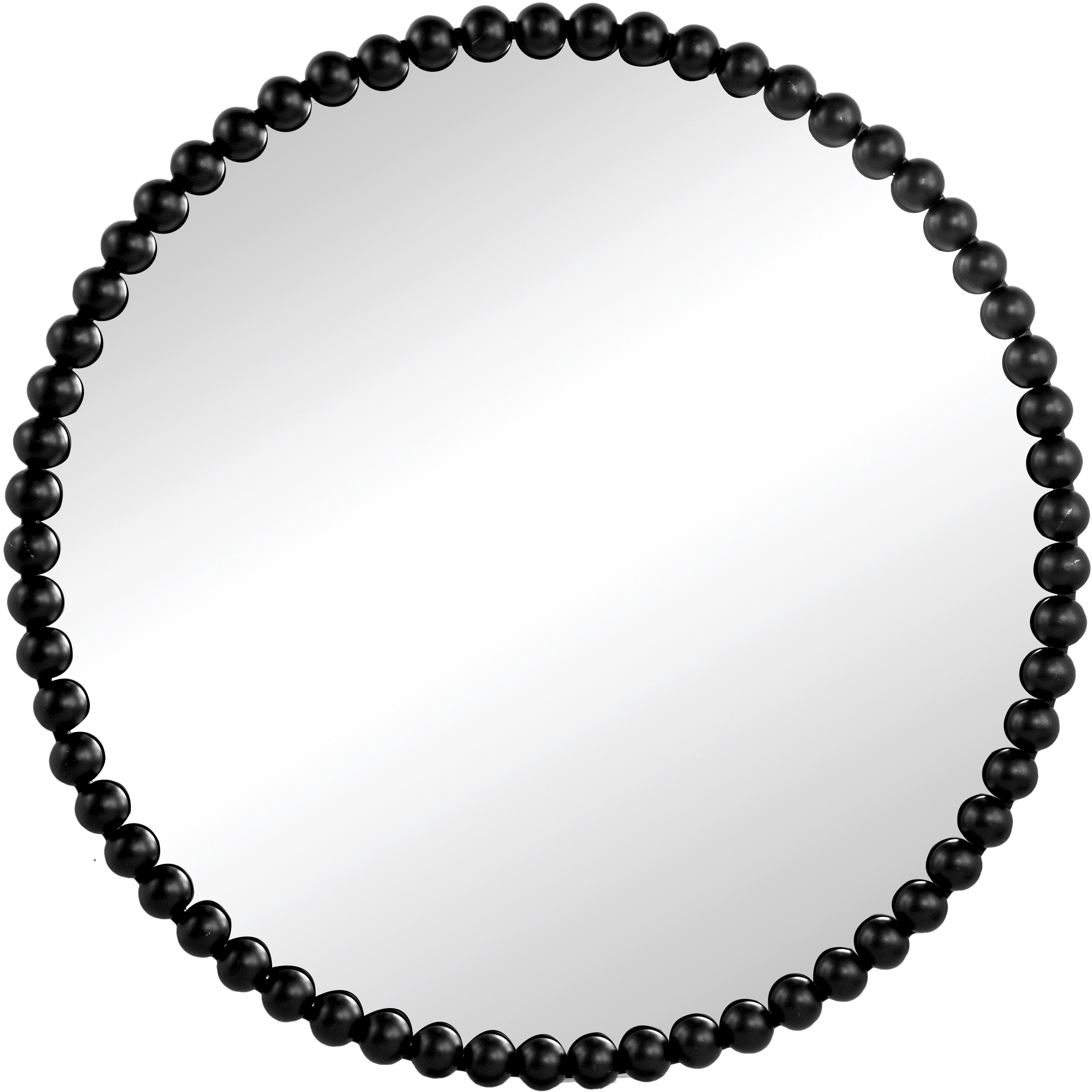 Harley 32 X 32 inch Black Wall Mirror