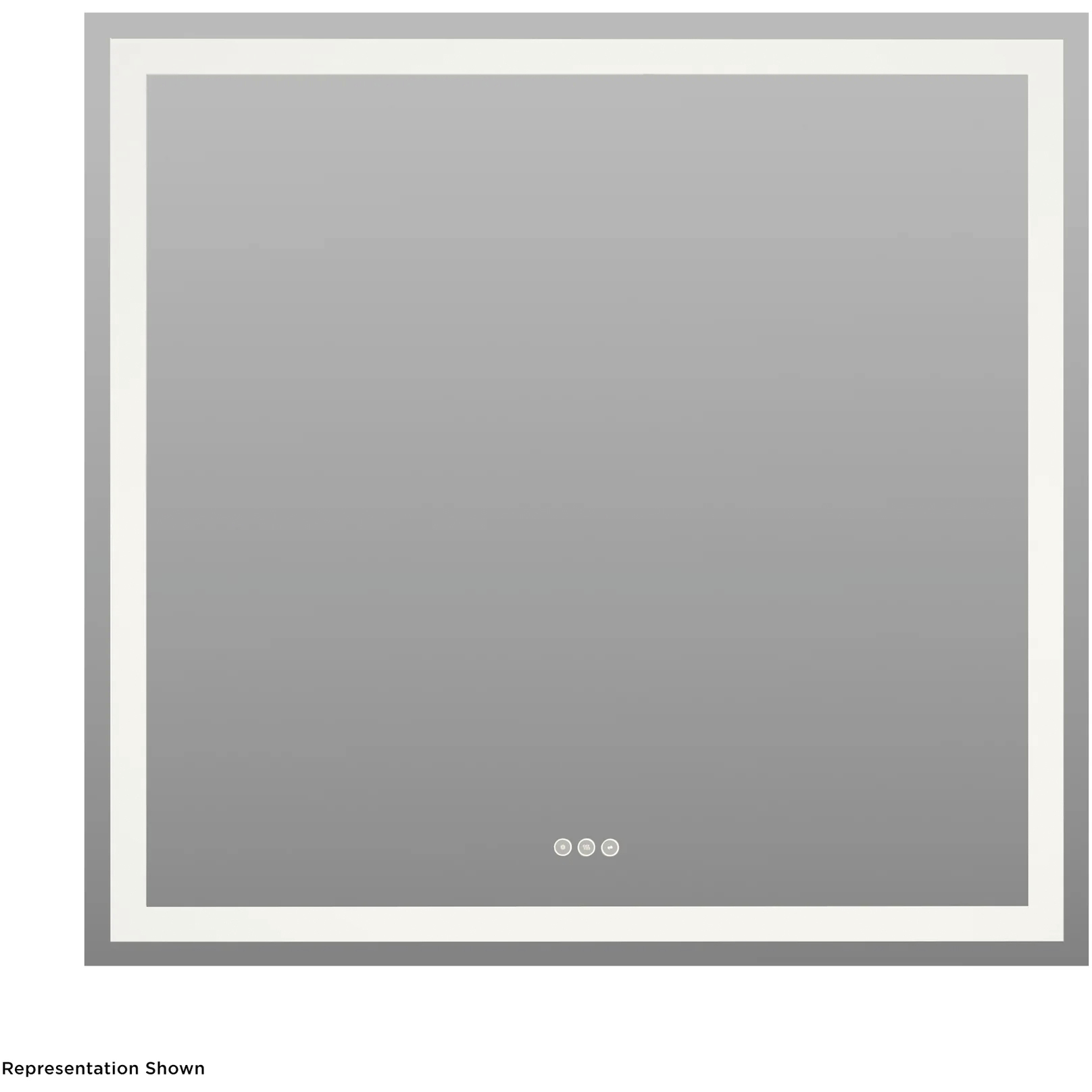 Mime 36 X 36 inch LED Mirror