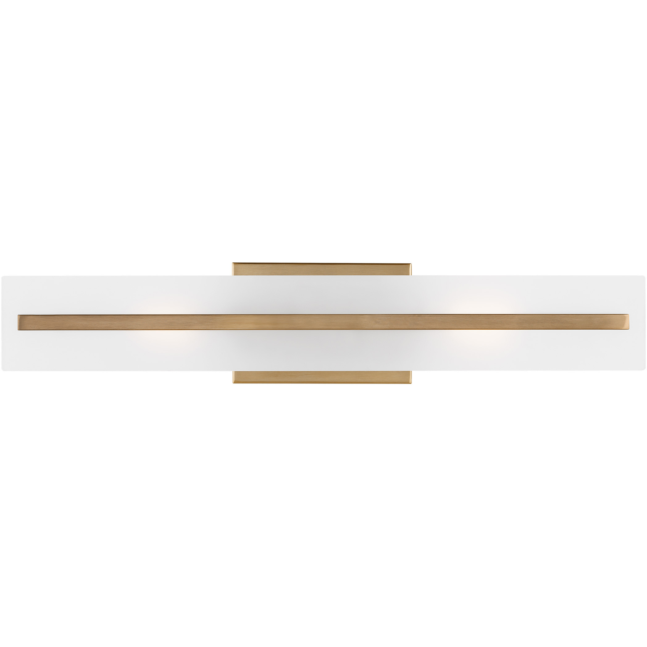 Dex 2 Light 4.75 inch Satin Brass Bath Vanity Wall Light
