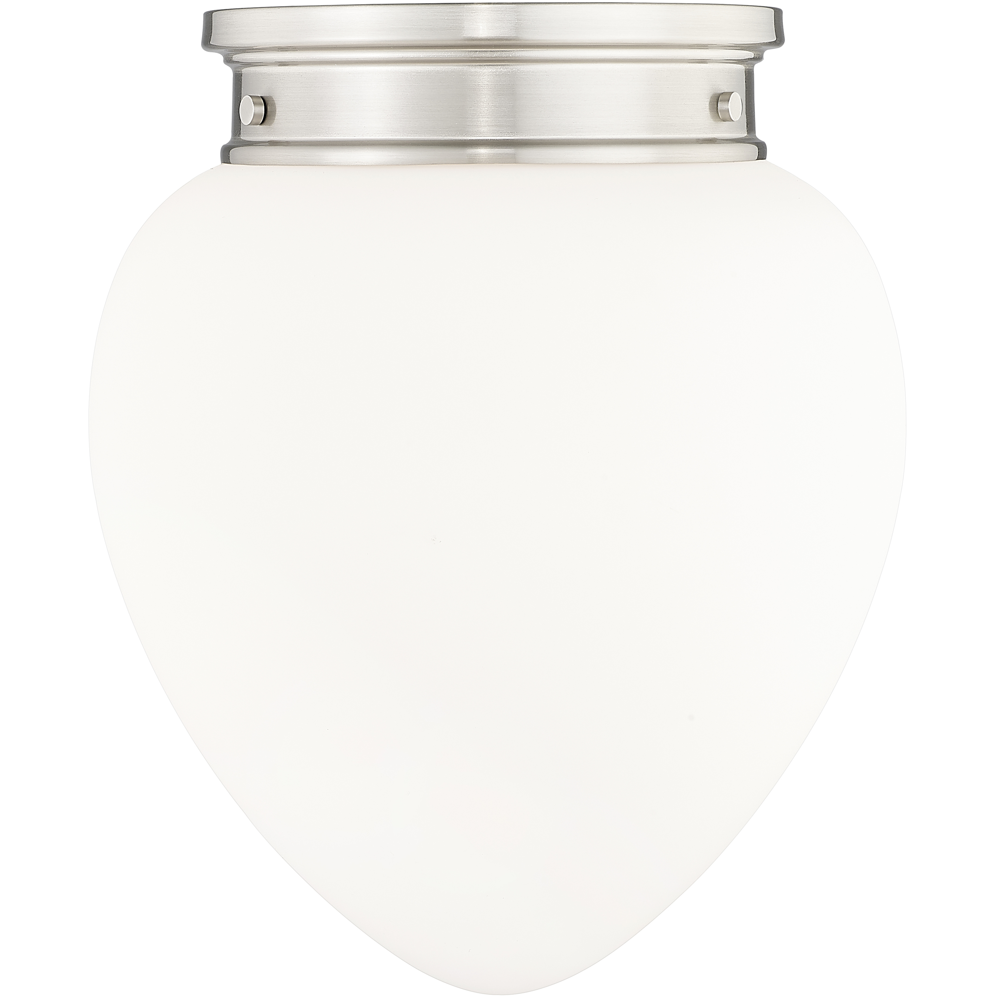 Gideon 1 Light 12.5 inch Brushed Nickel Flush Mount Ceiling Light