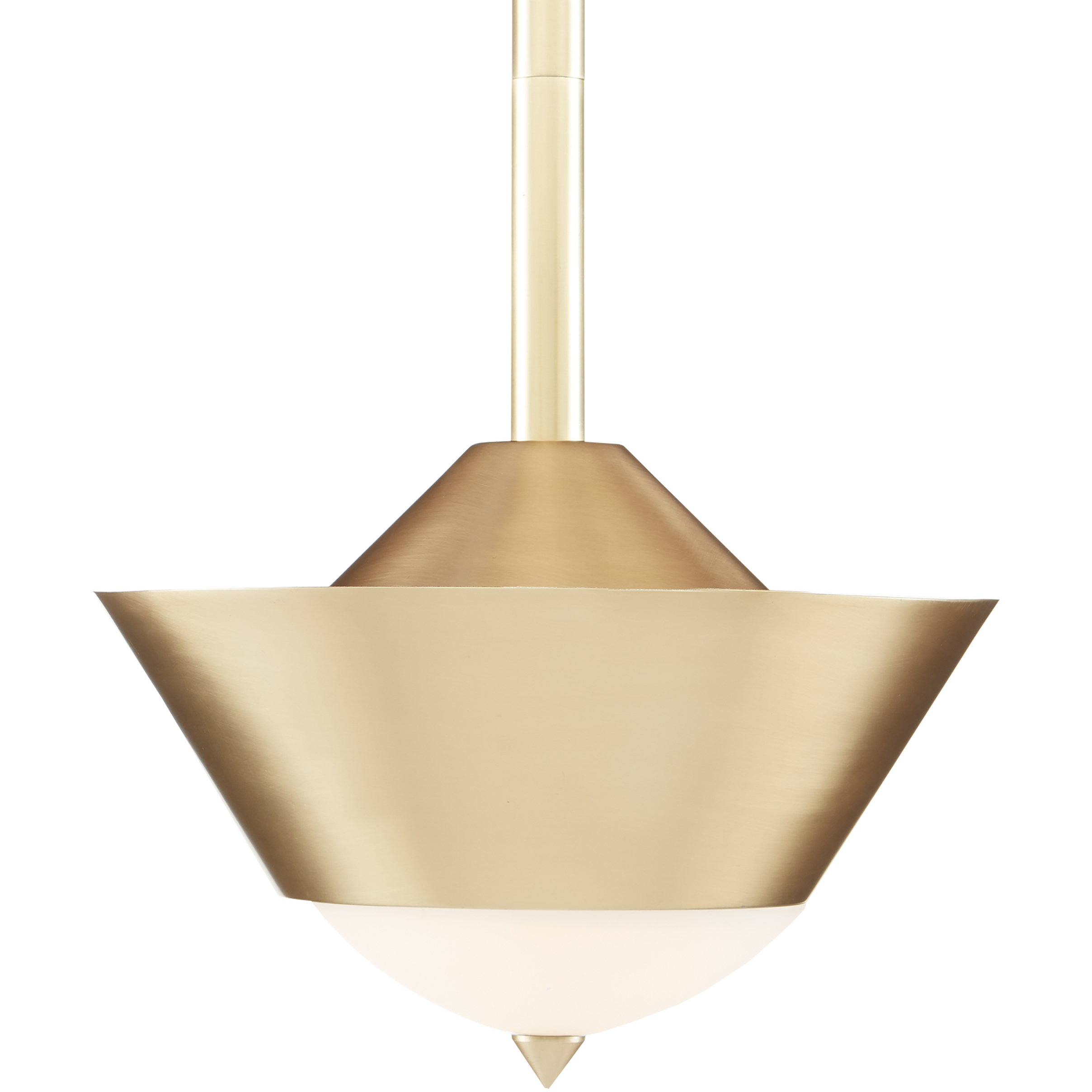 Pepys 1 Light 12 inch Brushed Brass Pendant Ceiling Light
