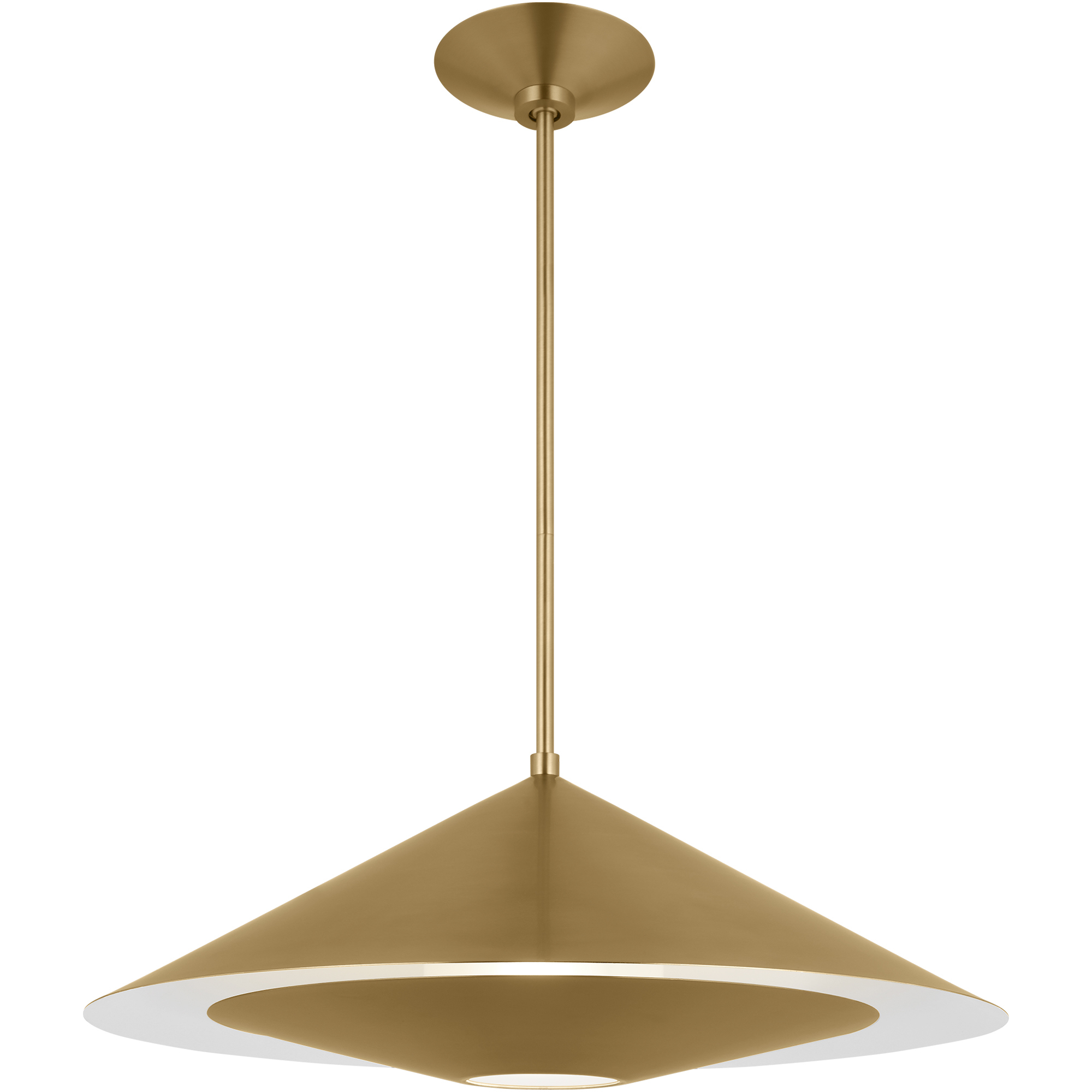 Kelly by Kelly Wearstler Echo 1 Light 24 inch Burnished Brass Pendant Ceiling Light