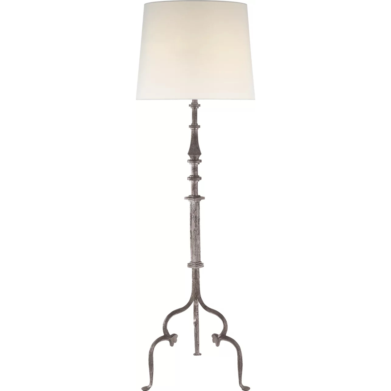 Suzanne Kasler Madeleine 66 inch 150 watt Belgian White Floor Lamp Portable Light in Linen