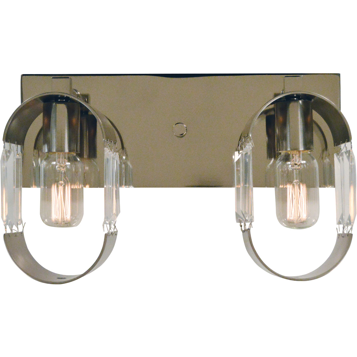 Josephine 2 Light 14 inch Polished Nickel with Brushed Nickel Accents Sconce Wall Light