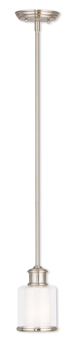 Middlebush 1 Light 5.5 inch Brushed Nickel Mini Pendant Ceiling Light