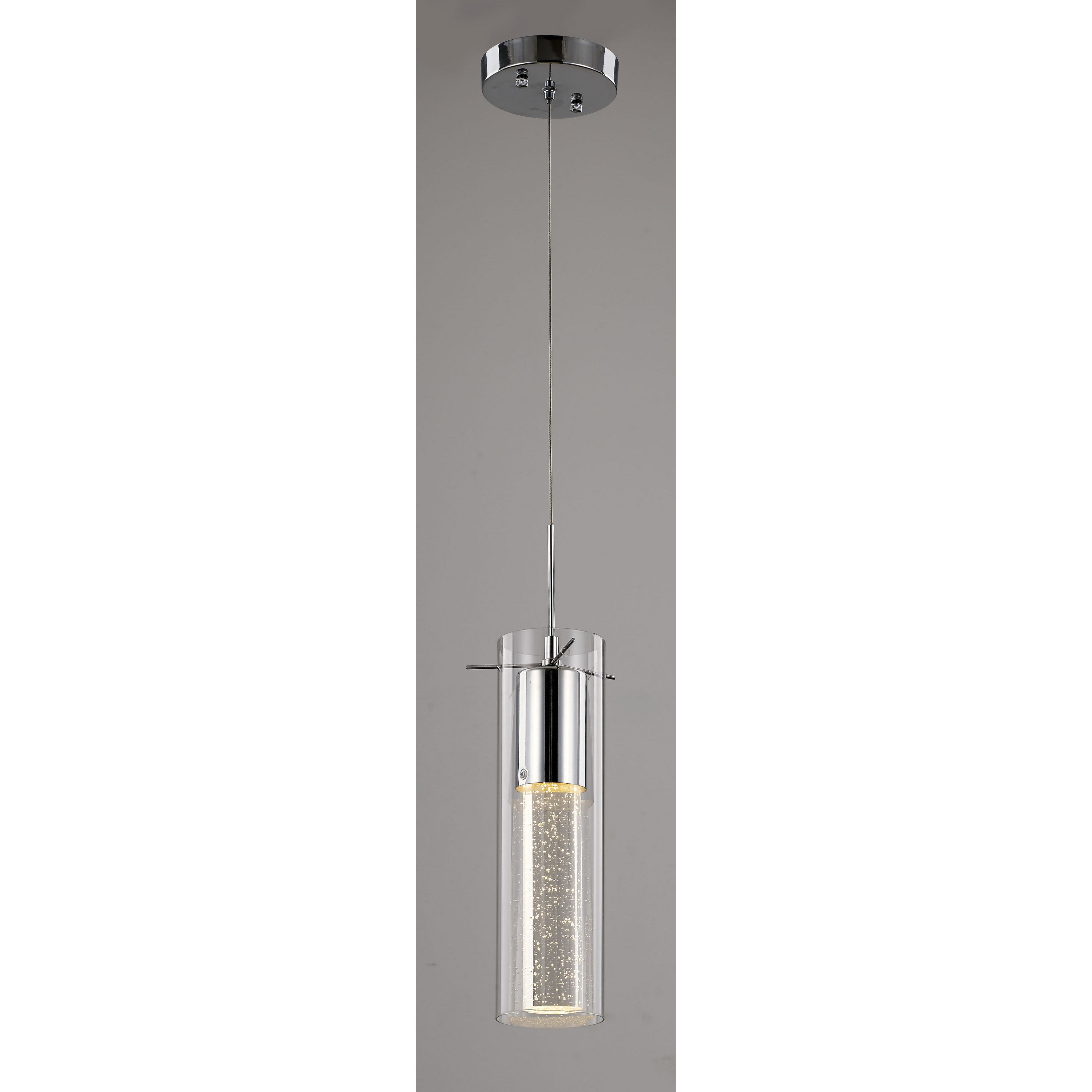 Canada 1 Light 4.7 inch Chrome Pendant Ceiling Light