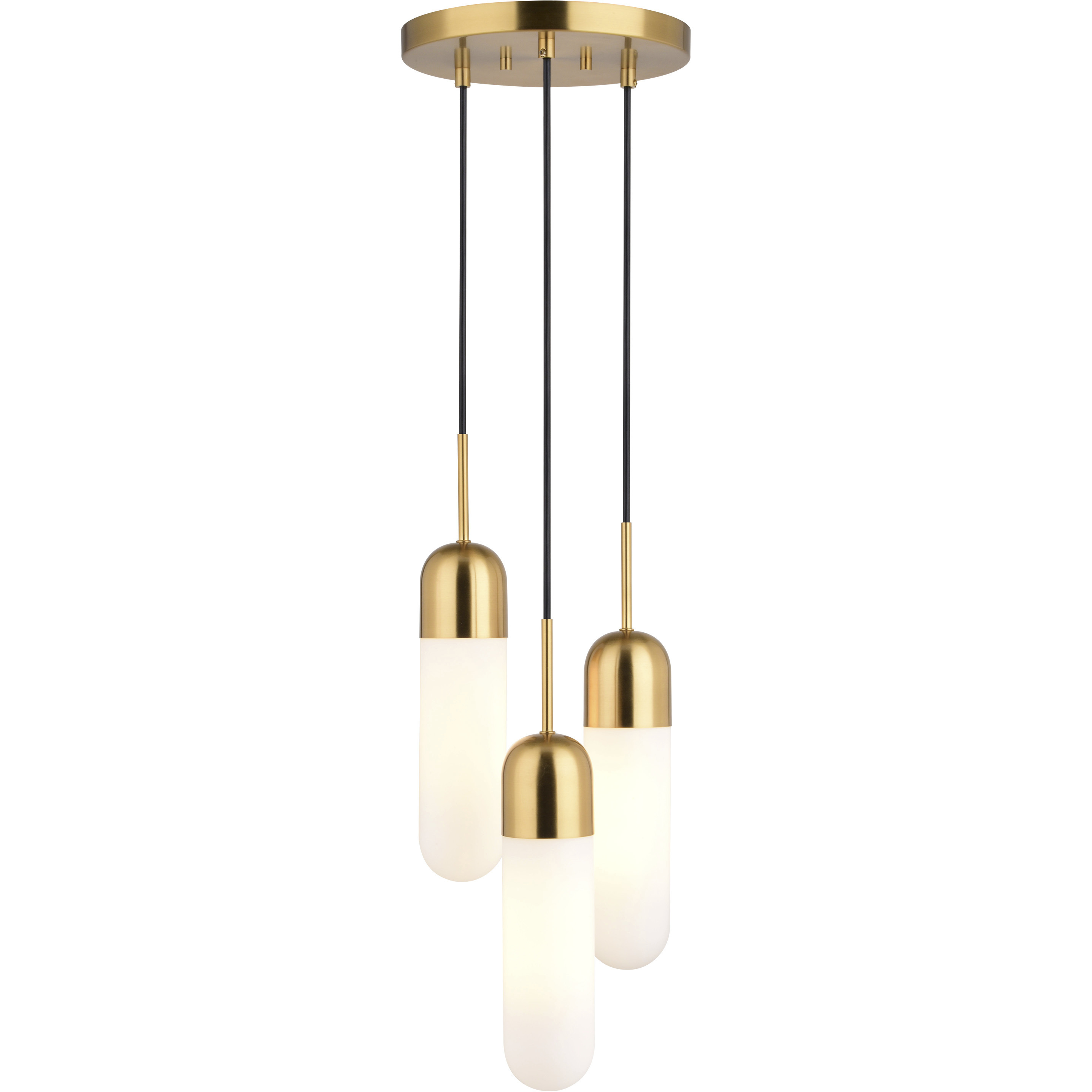 Thalia LED 10 inch Antique Gold Pendant Ceiling Light