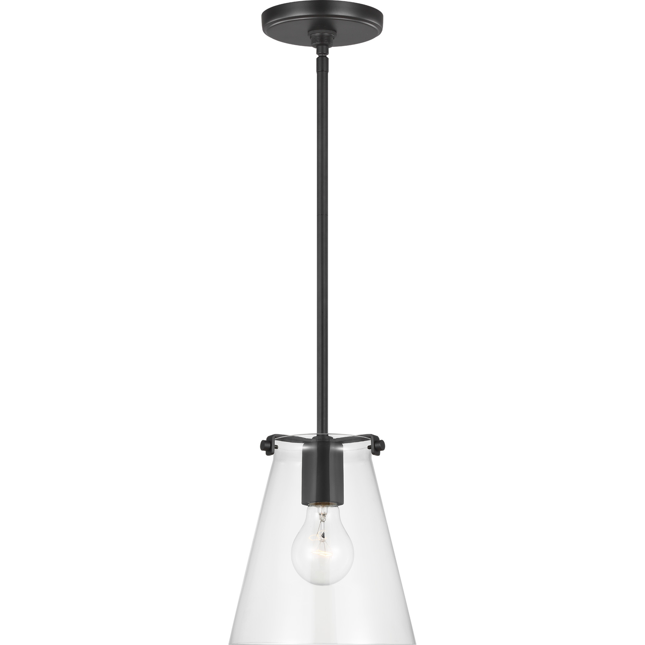 Blaine 1 Light 7 inch Midnight Black Pendant Ceiling Light