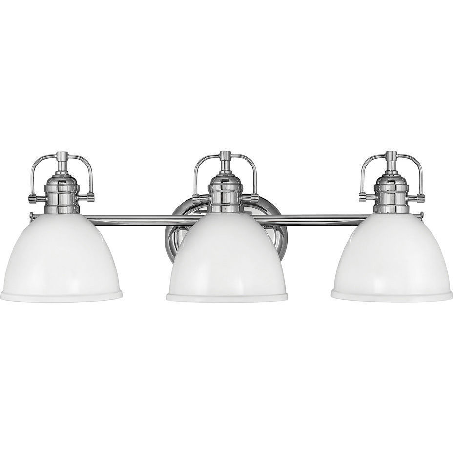Rowan 3 Light 24.25 inch Chrome Vanity Light Wall Light