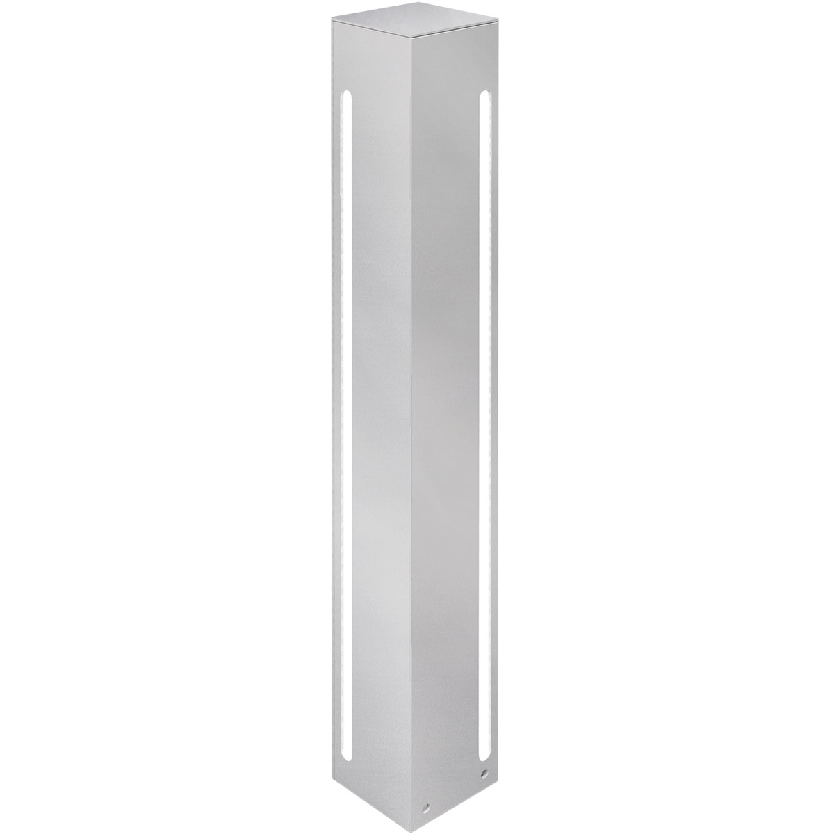 Signature 120V 13 watt Brushed Nickel Outdoor Bollard