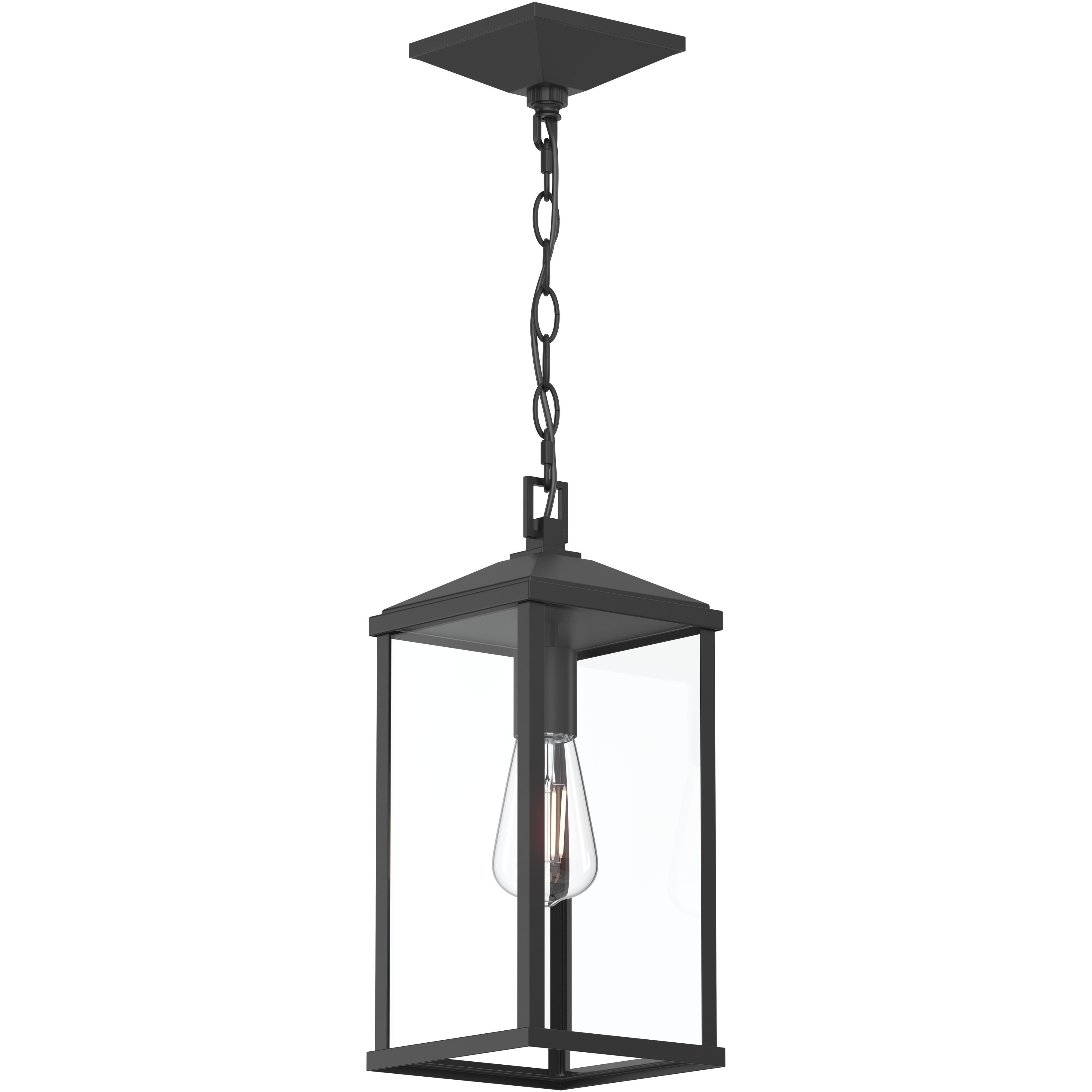 Cantley 1 Light 6.5 inch Matte Black Outdoor Pendant
