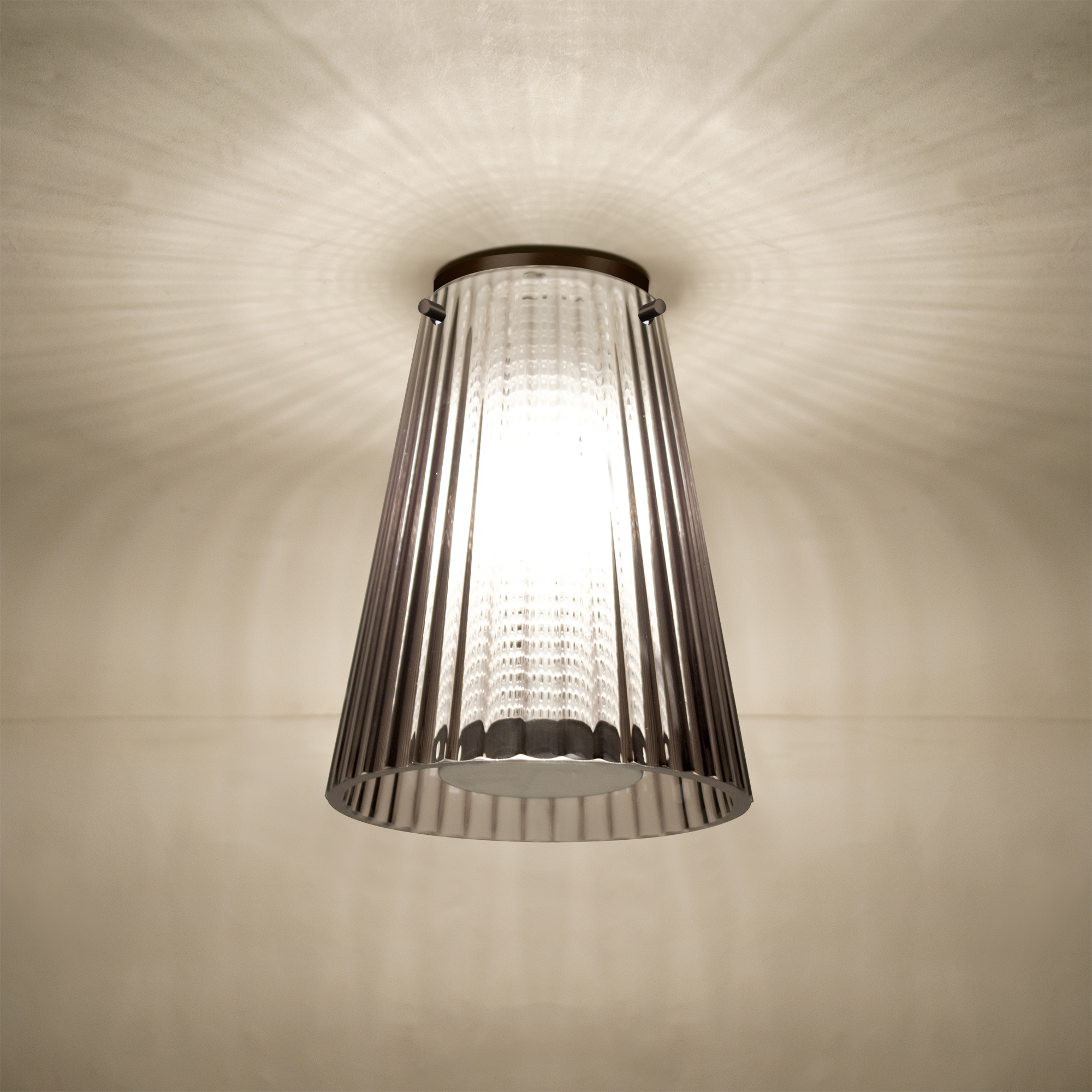 Dion 1 Light 6.13 inch Bronze Flush Mount Ceiling Light