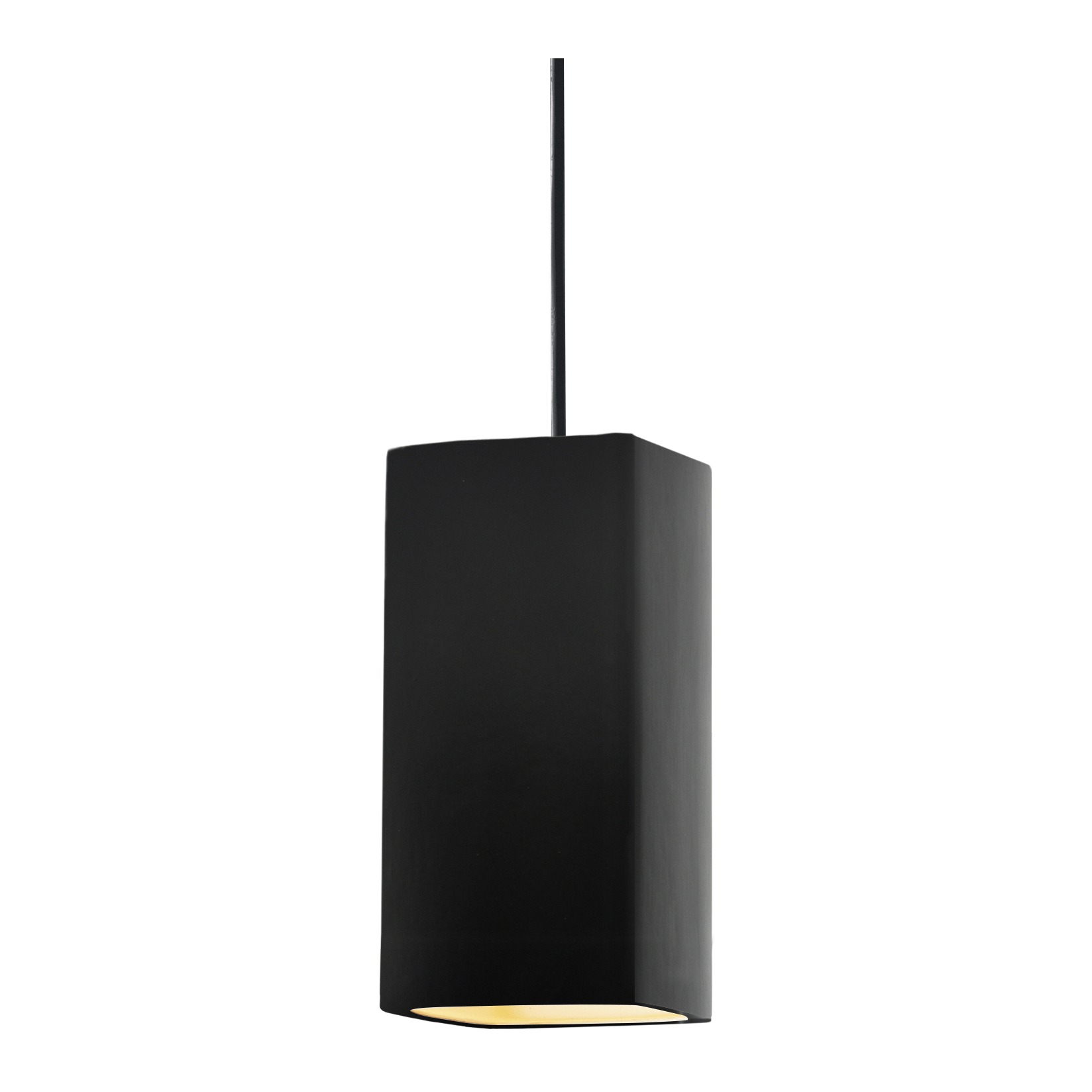 Radiance Collection LED 5.5 inch Carbon Matte Black with Brushed Nickel Pendant Ceiling Light