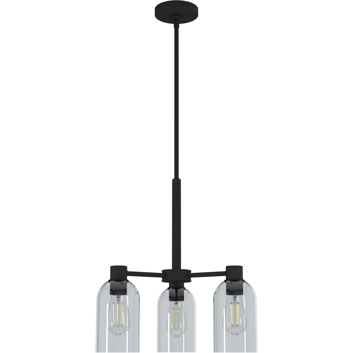 Lochemeade 3 Light 22.5 inch Natural Iron Chandelier Ceiling Light