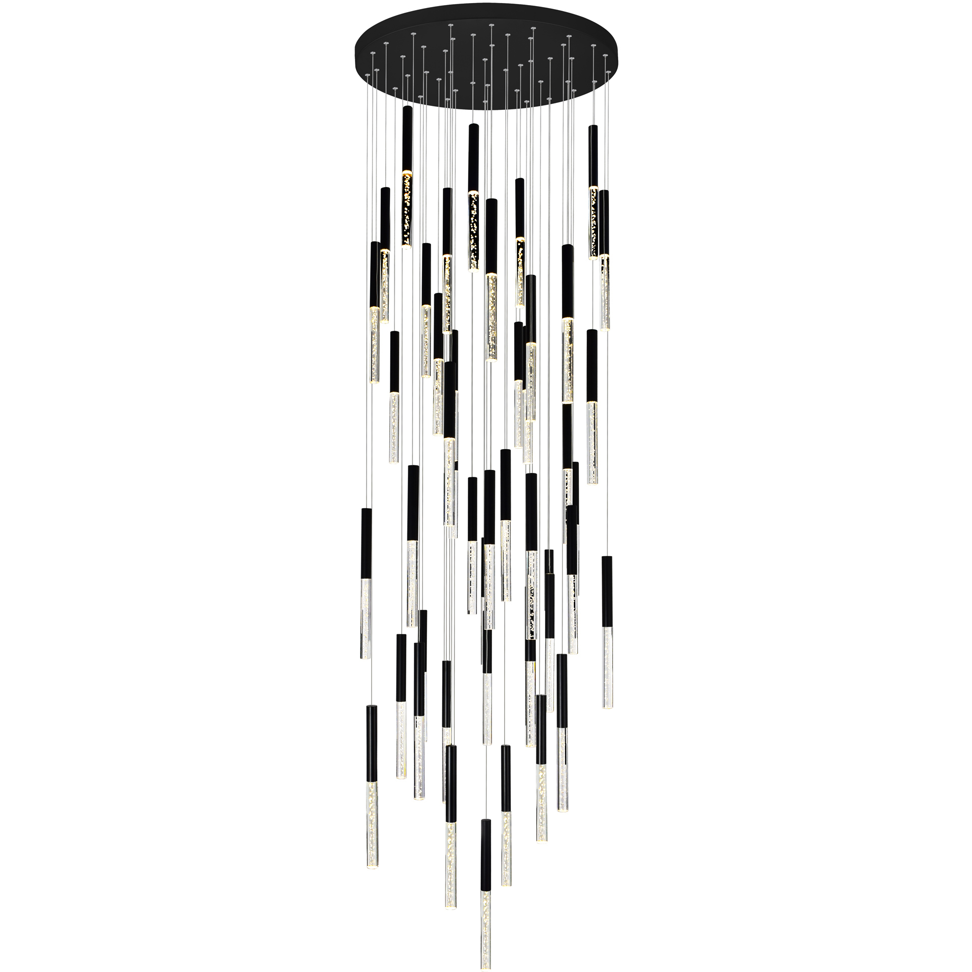 Dragonswatch LED Black Chandelier Ceiling Light