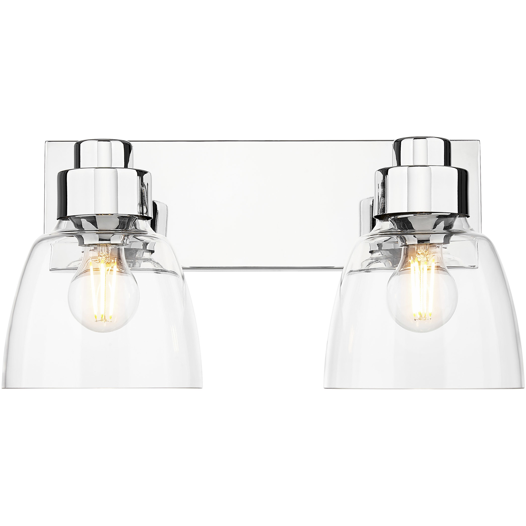 Remy 2 Light 16.88 inch Chrome Vanity Light Wall Light