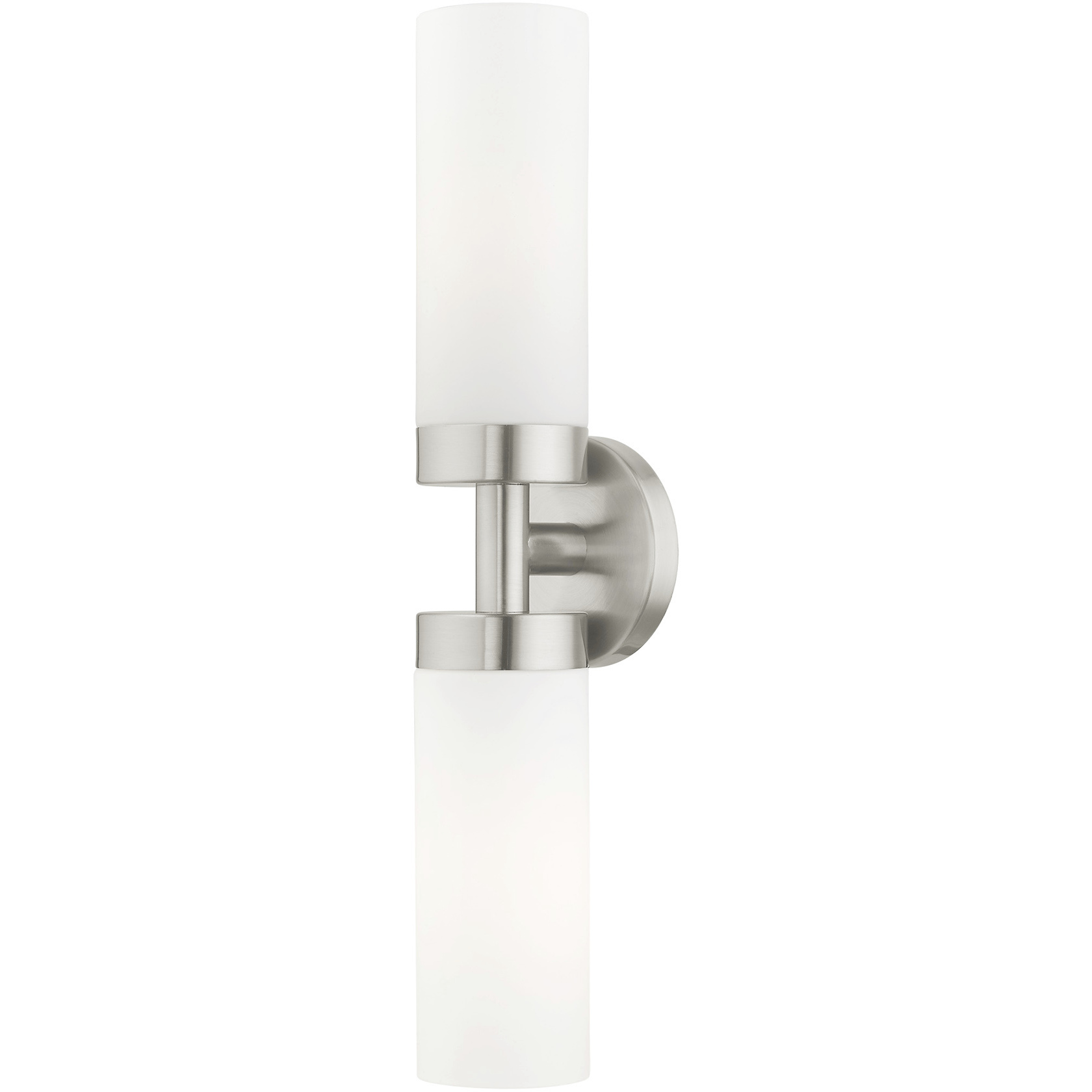 Aero 2 Light 19 inch Brushed Nickel ADA Vanity Sconce Wall Light
