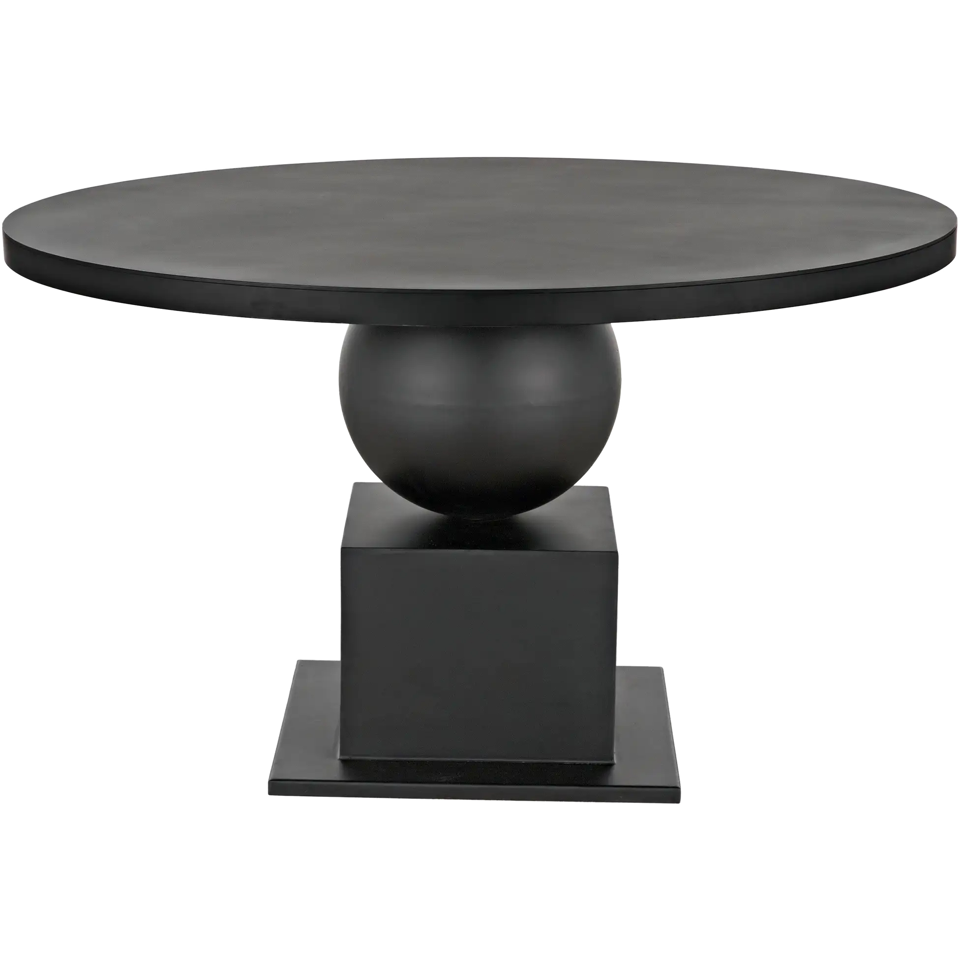 Emira 52 X 52 inch Matte Black Dining Table