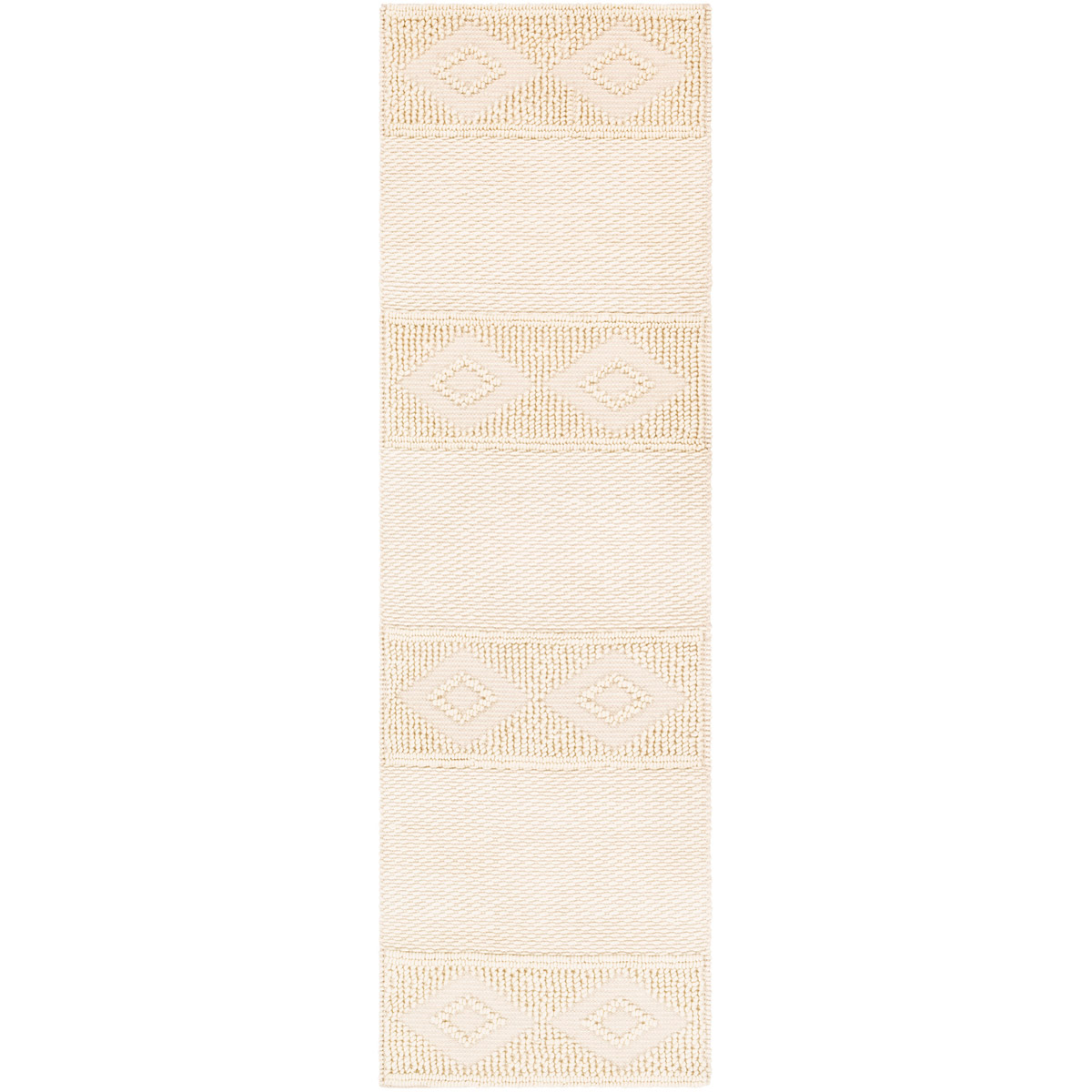 Farmhouse Neutrals 96 X 30 inch Cream Rugs