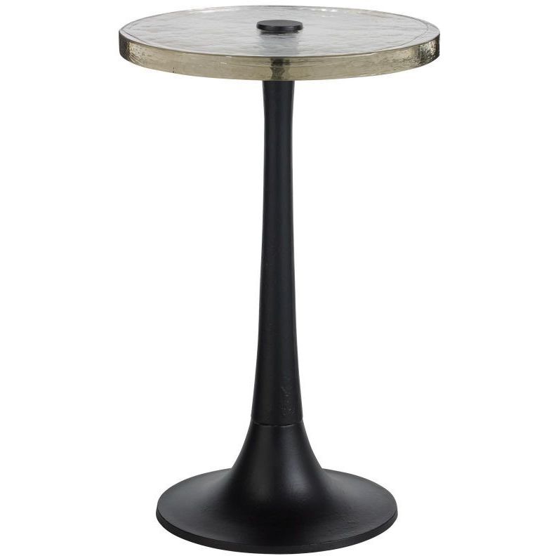 Eric 14 inch Natural Iron Accent Table