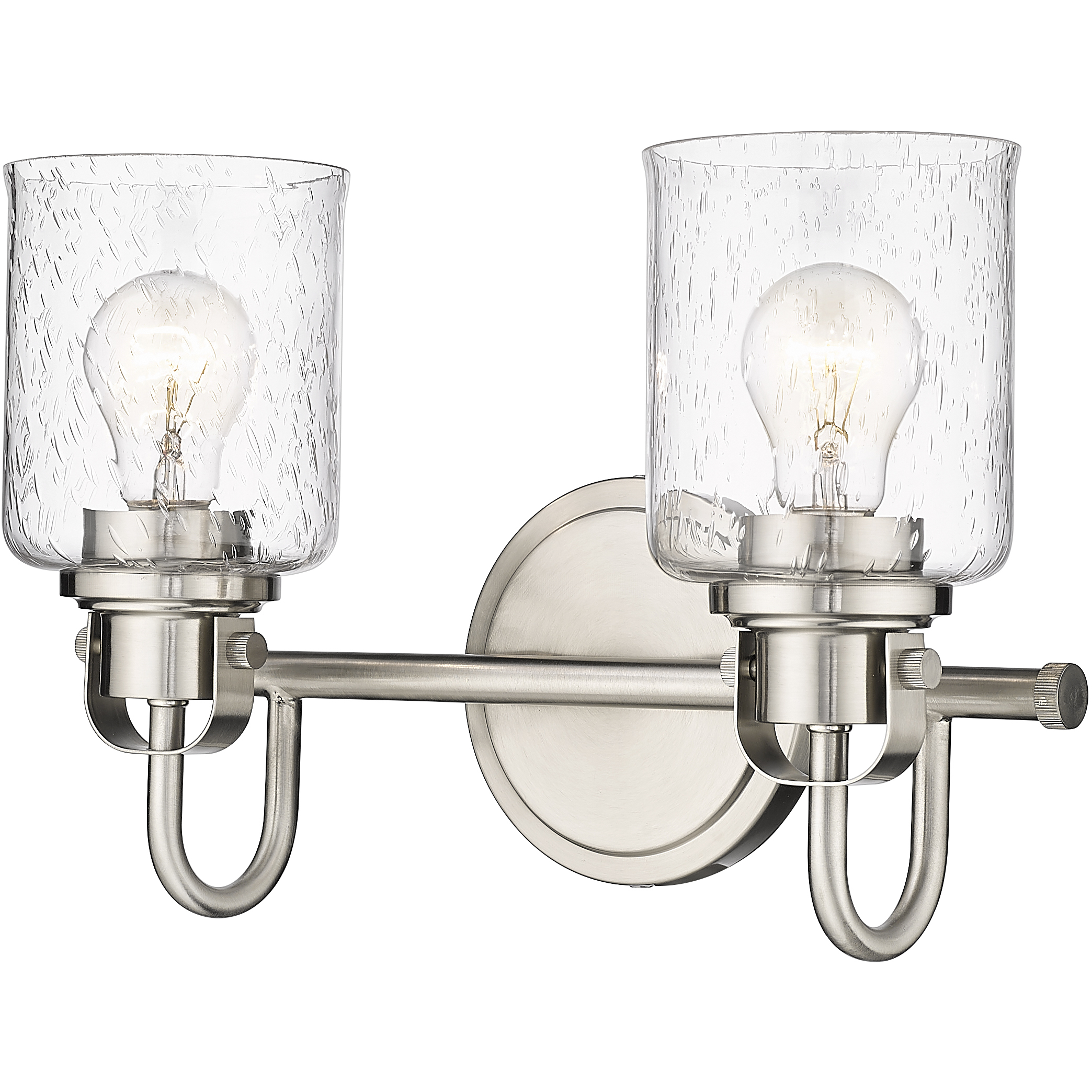 Kinsley 2 Light 14.5 inch Brushed Nickel Bath Vanity Wall Light