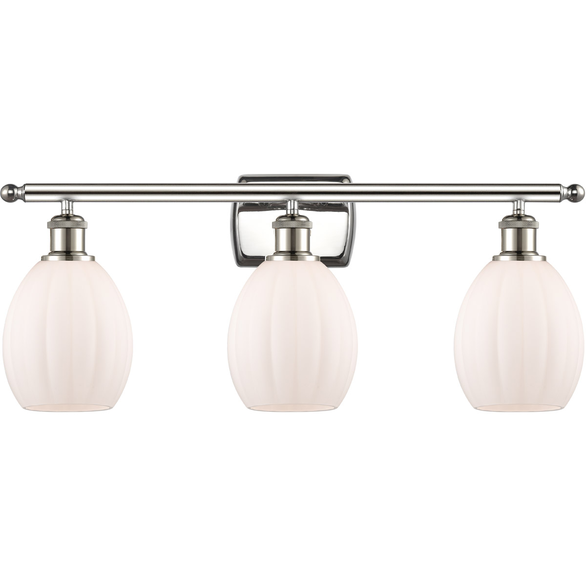 Ballston Eaton 3 Light 26 inch Polished Nickel Bath Vanity Light Wall Light, Ballston