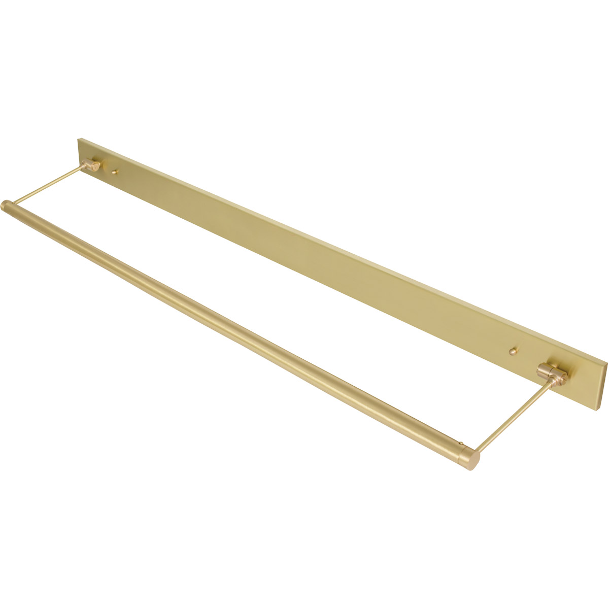 Mendon 13.5 watt 47 inch Satin Brass Picture Light Wall Light, Direct Wire
