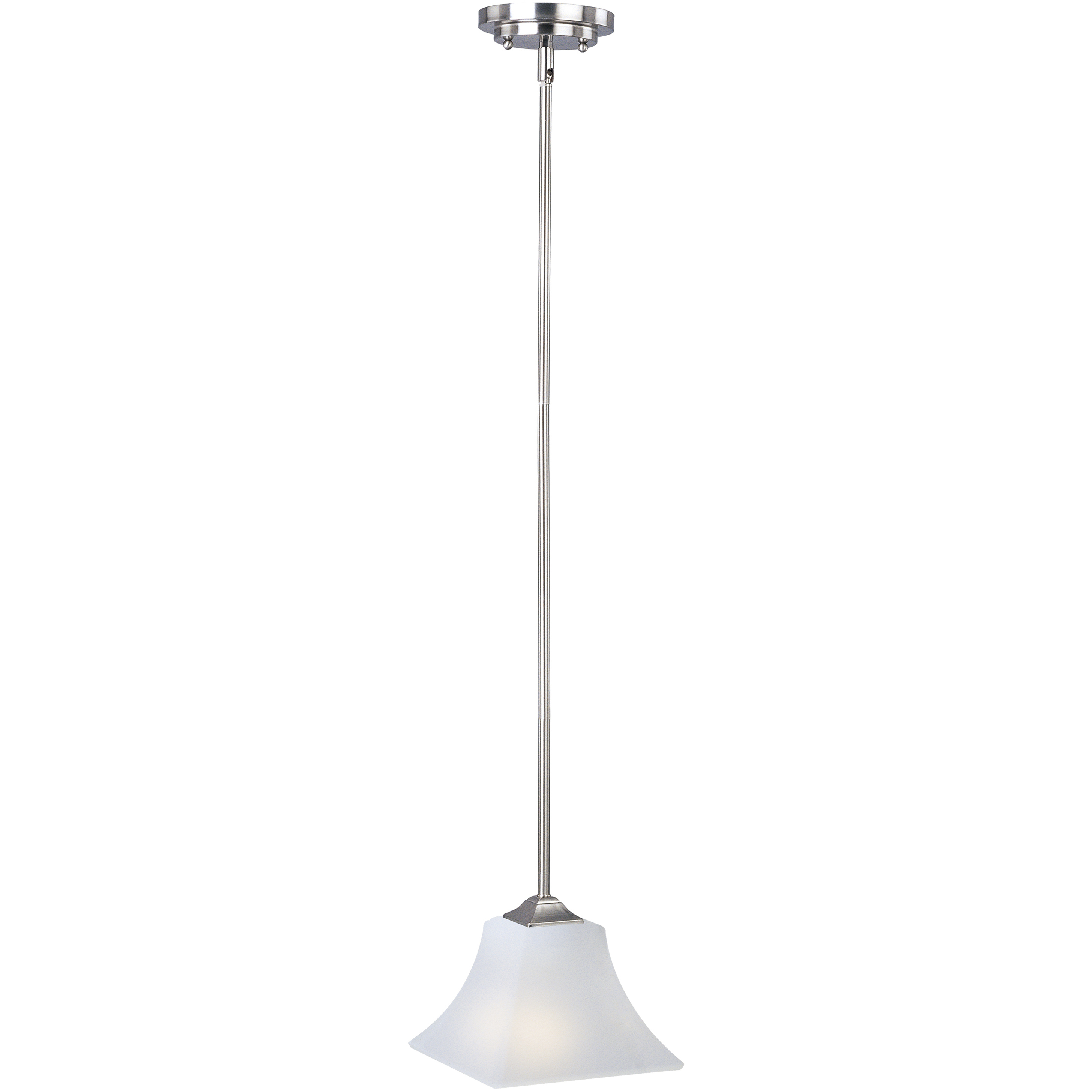 Aurora 1 Light 8 inch Satin Nickel Mini Pendant Ceiling Light