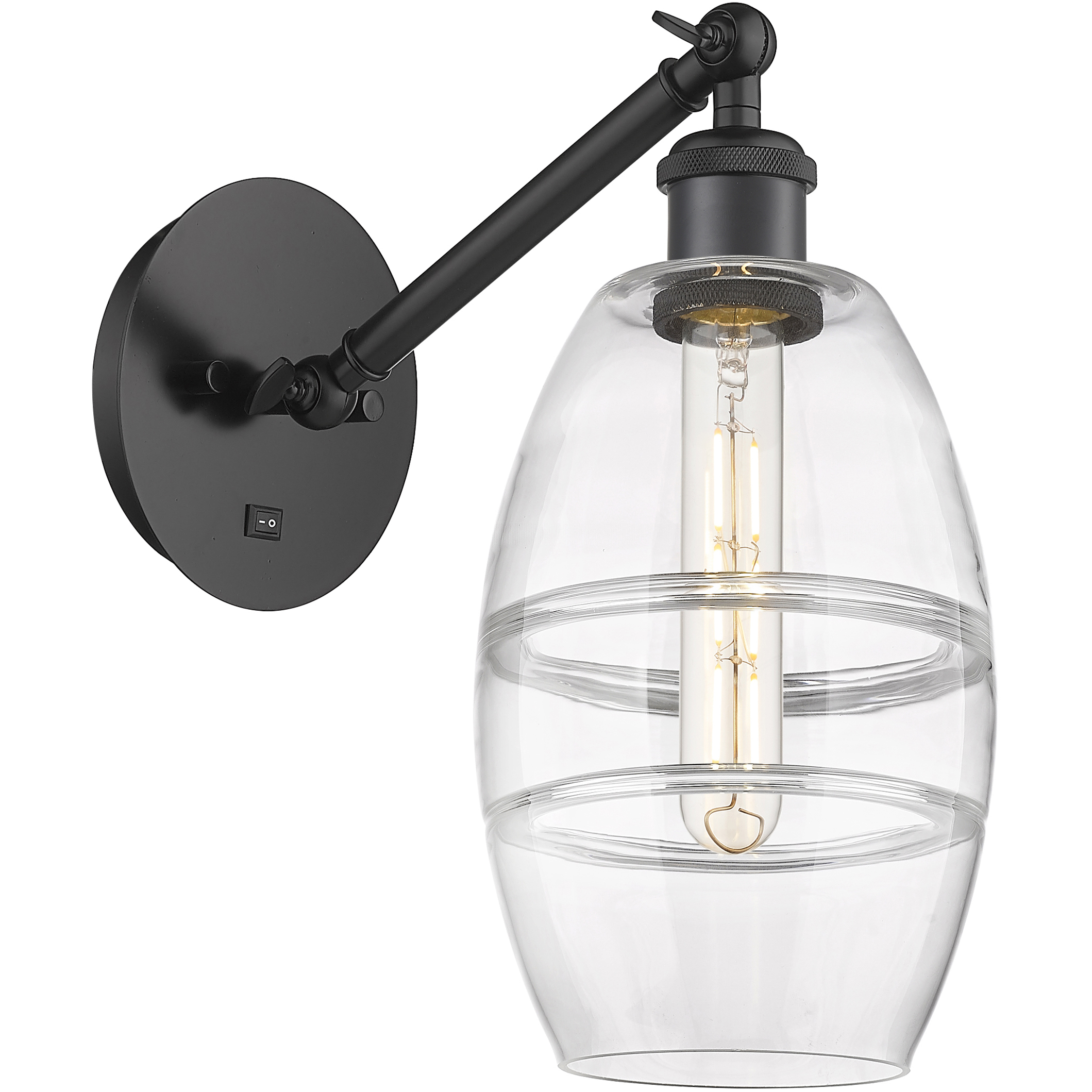 Ballston Vaz 1 Light 5.88 inch Matte Black Sconce Wall Light