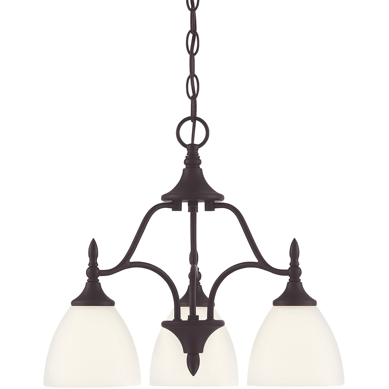 Herndon 3 Light 18.5 inch English Bronze Chandelier Ceiling Light