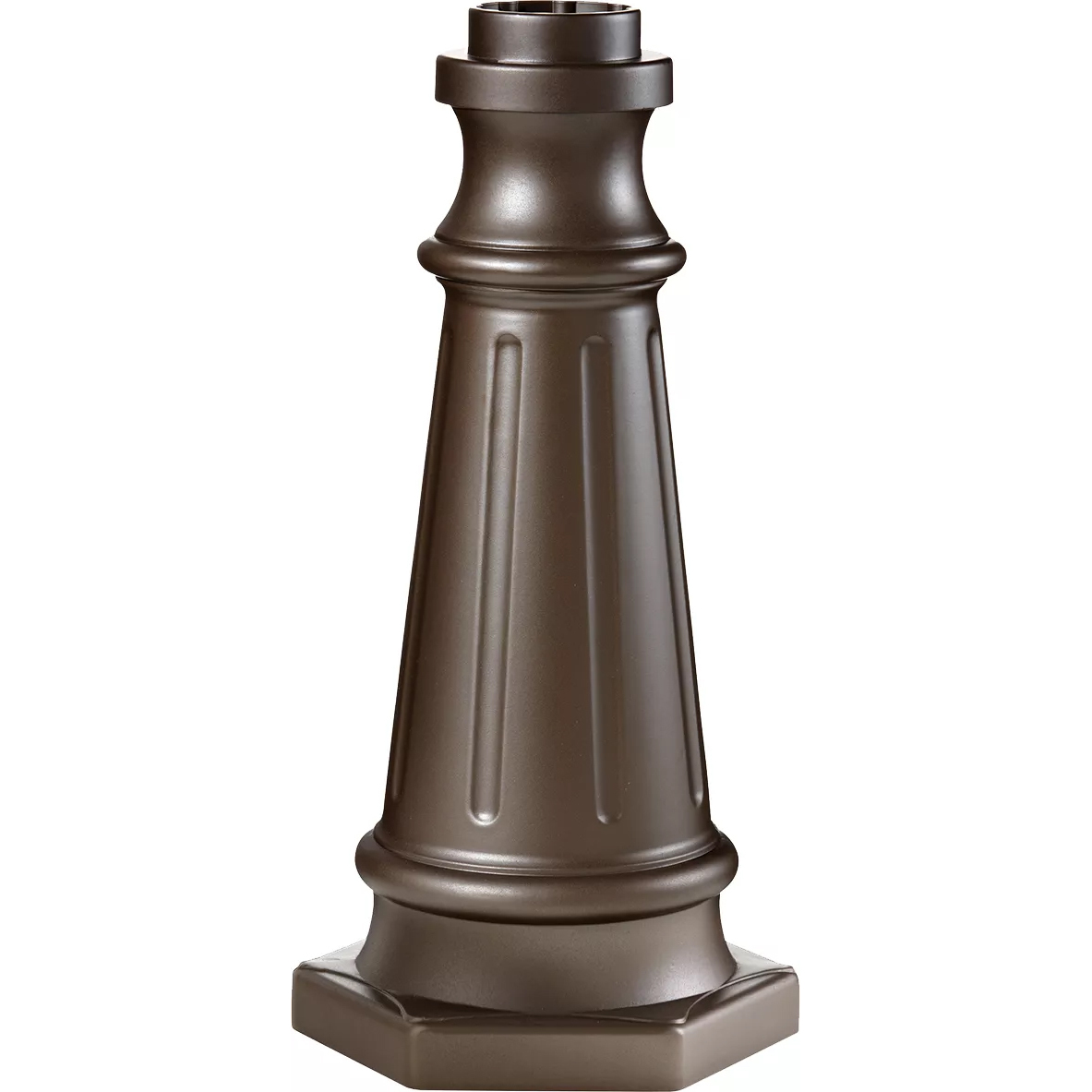 Outdoor Post Base 19.5 inch Oil Rubbed Bronze Outdoor Post Base
