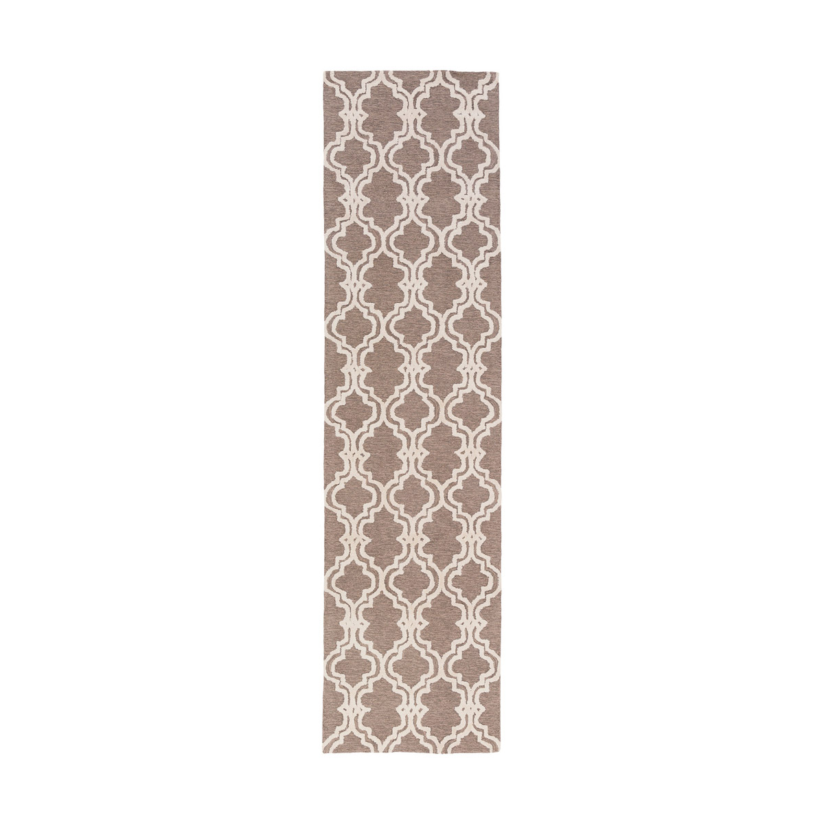 Gable 180 X 144 inch Ivory/Medium Gray/Taupe Rugs, Cotton and Viscose