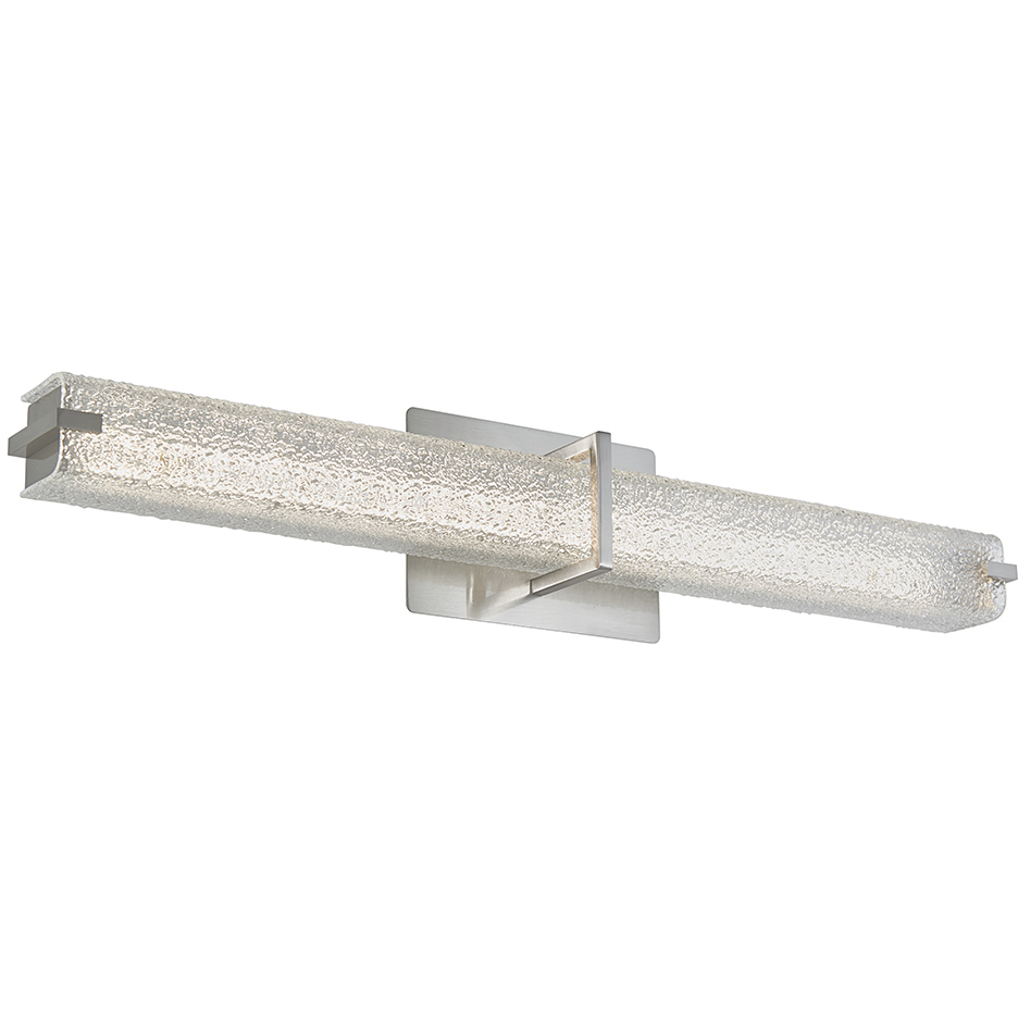 Squire LED 26.2 inch Brushed Nickel Bath Vanity Light Wall Light