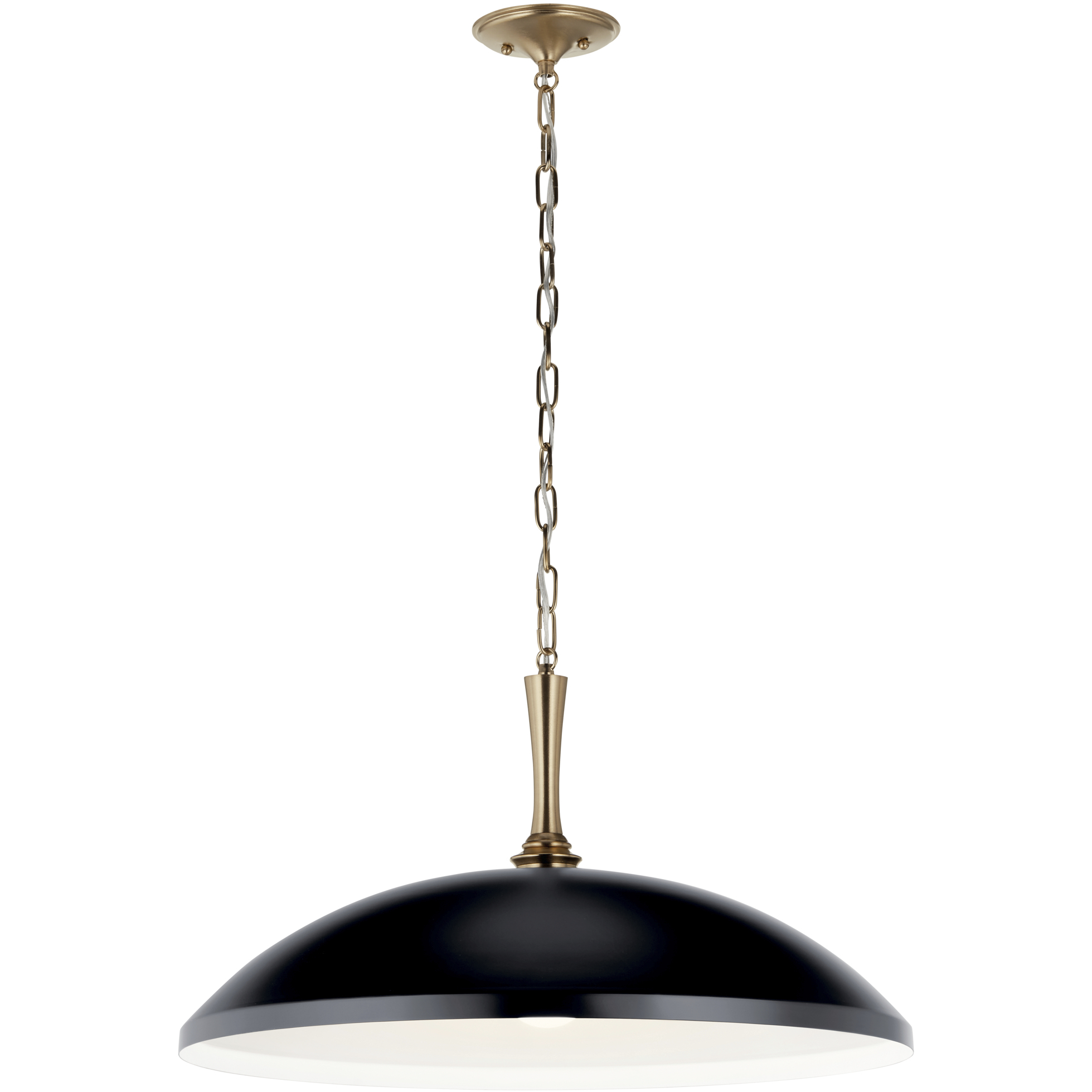 Delarosa 1 Light Black Pendant Ceiling Light